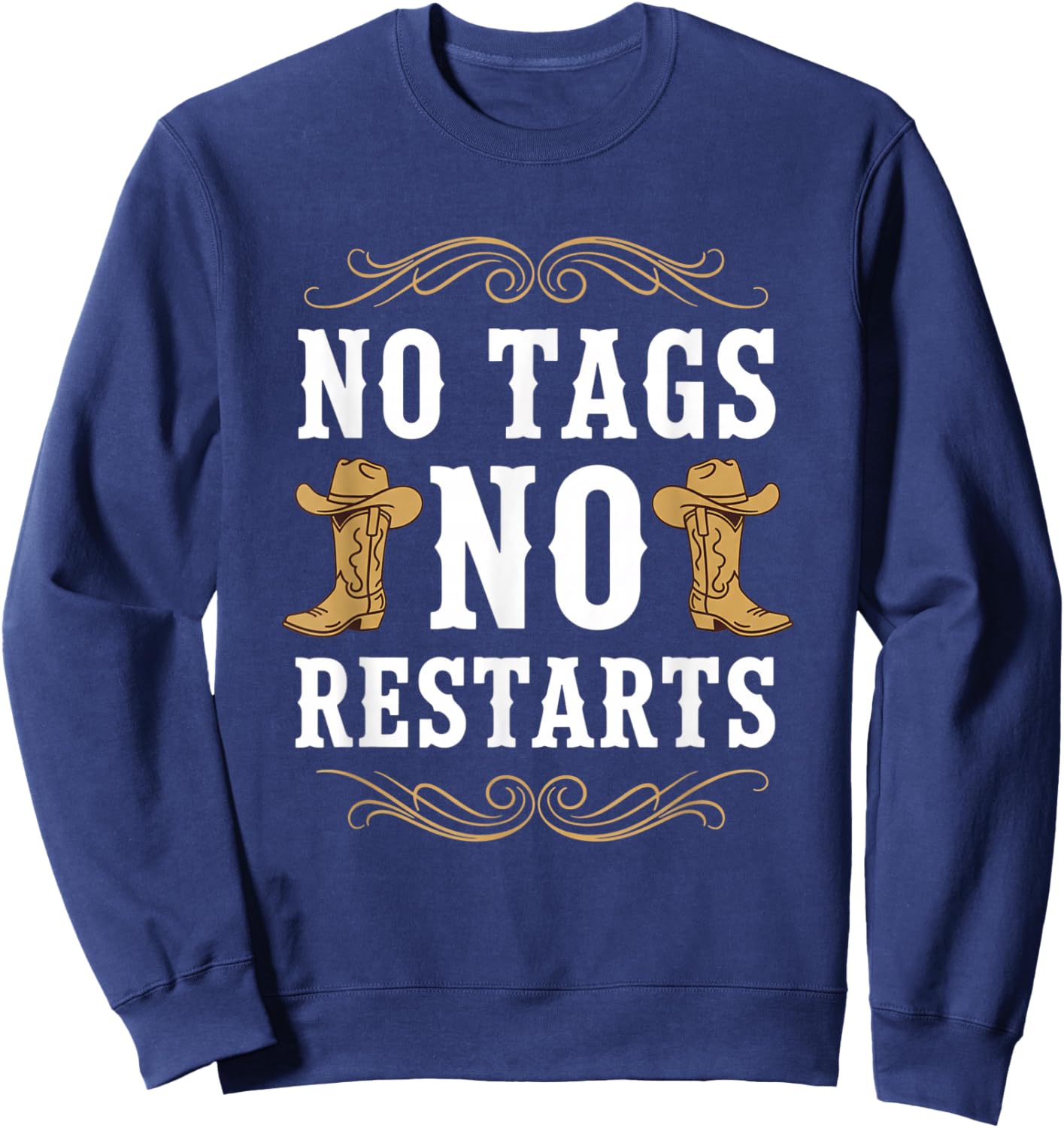 Teacher Line Dancing No Tags No Restarts Sweatshirt - Sweatshirt | Navy