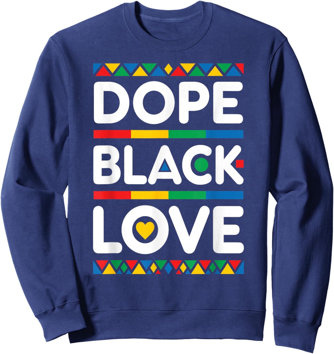 Matching Couple Dope Black Love Melanin Married Melanated Sweatshirt - Sweatshirt | Navy
