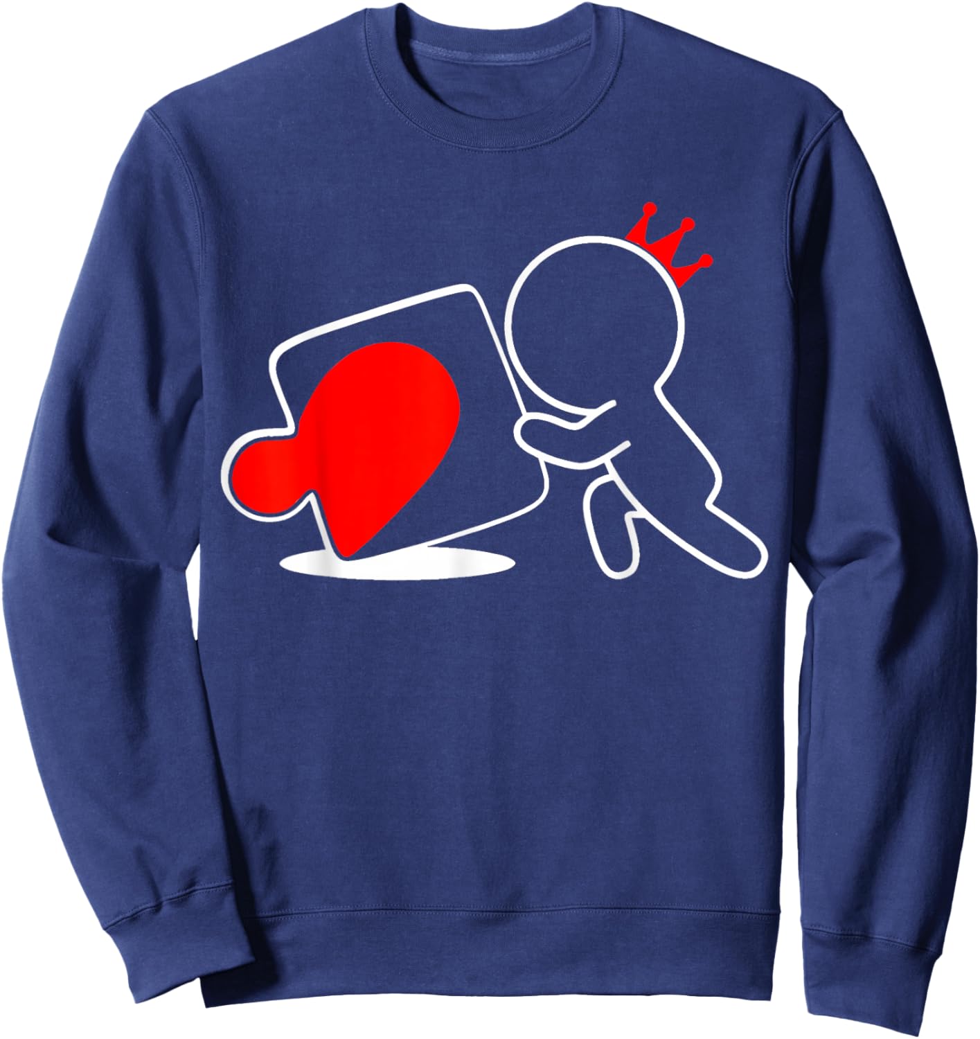 Missing Piece Heart Puzzle Couple Matching Valentine's Day Sweatshirt - Sweatshirt | Navy