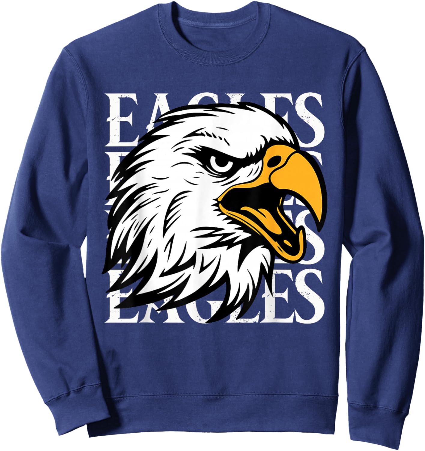 Eagle Vintage Women Youth Toddler Kids Boys Girls Sweatshirt - Sweatshirt | Navy