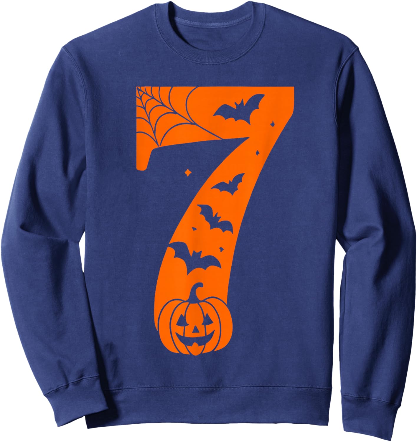 Women Men Couple Halloween Costume 6 7 Rizz Six Seven Meme Sweatshirt - Sweatshirt | Navy