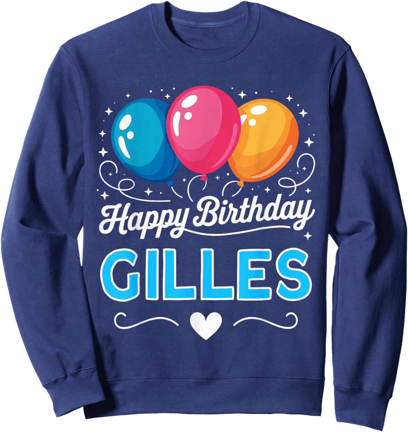 Happy Birthday Gilles Sweatshirt - Sweatshirt | Navy