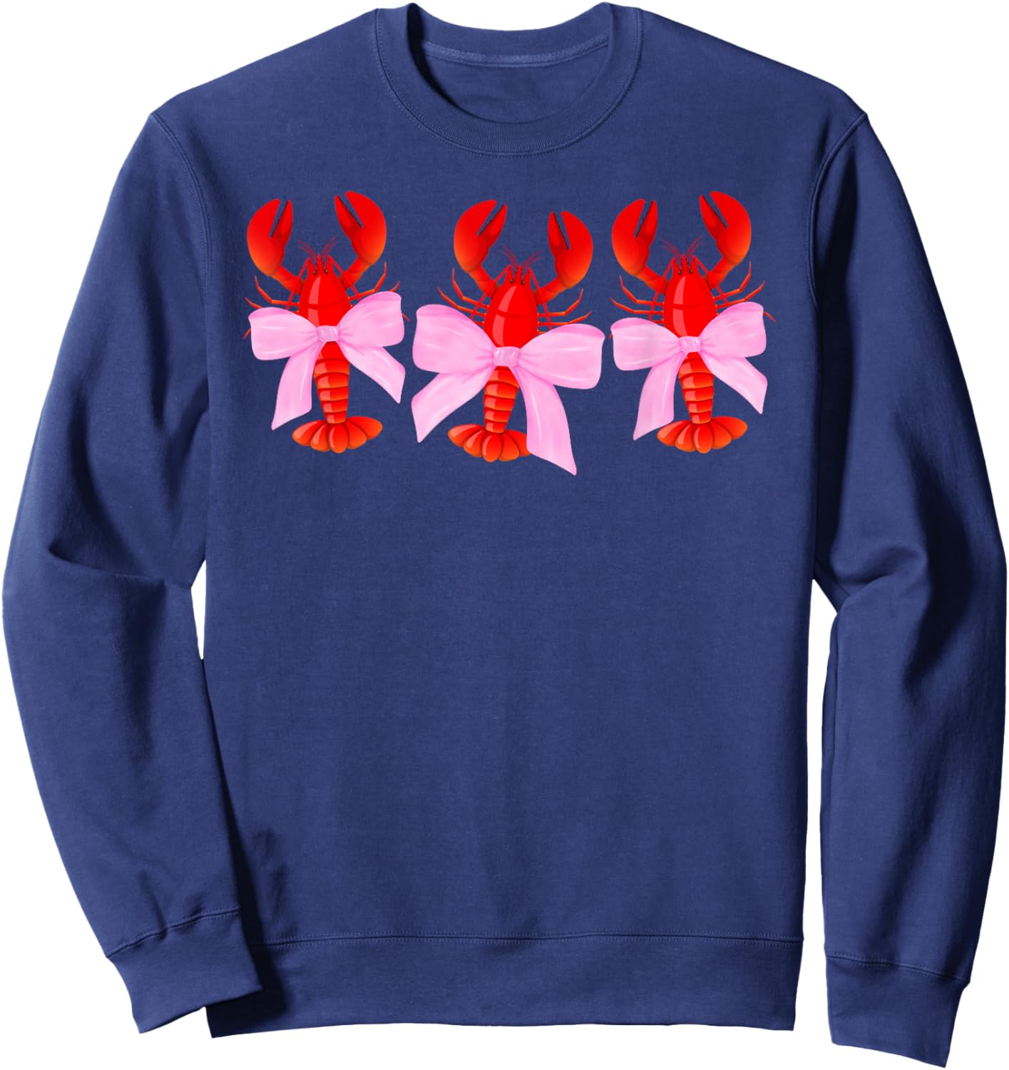 Crawfish Coquette Crawfish Lover Crawfish Boil Sweatshirt - Sweatshirt | Navy
