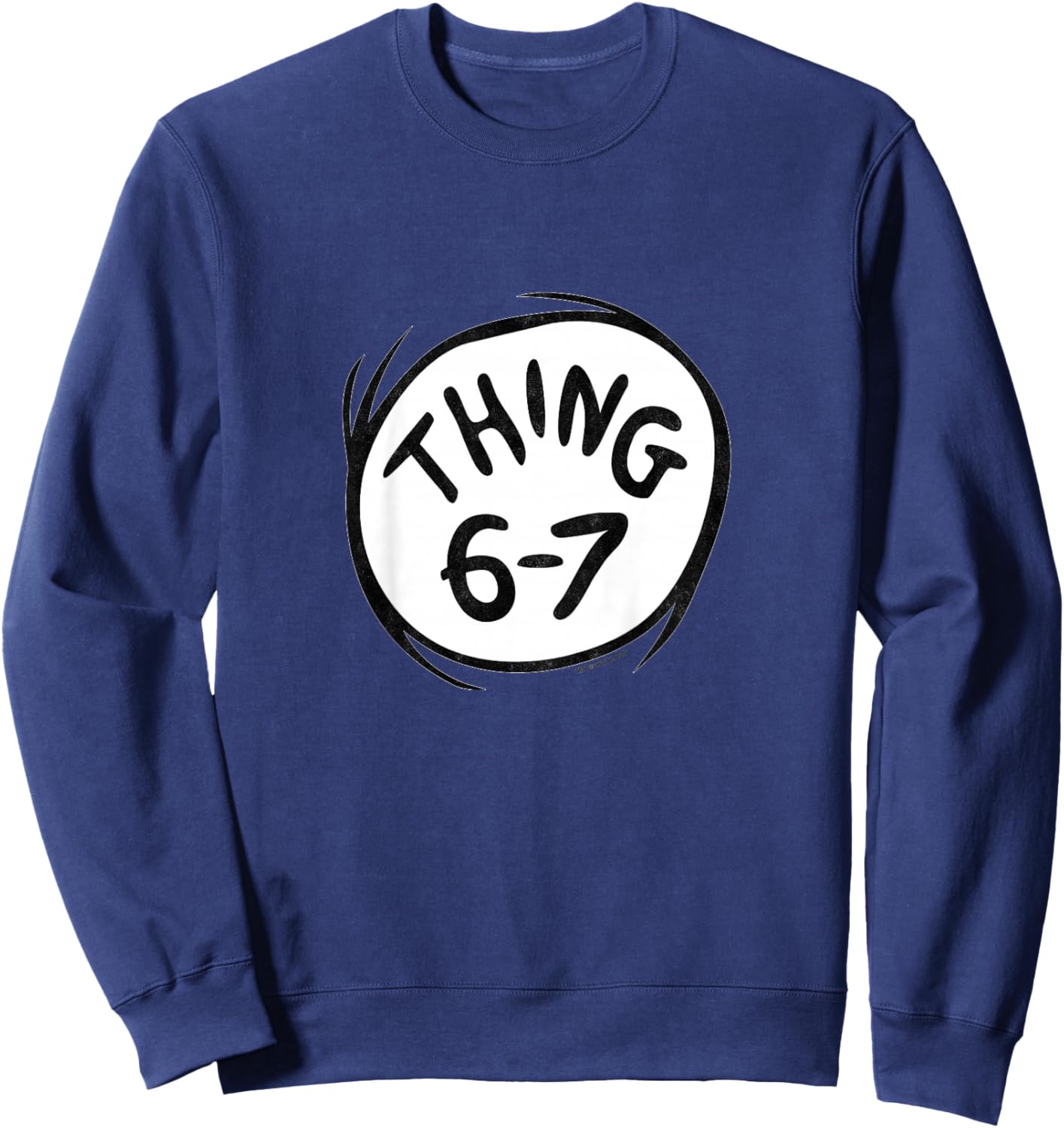 The Cat in The Hat Signature Collection Thing 6-7 Youth Sweatshirt - Sweatshirt | Navy