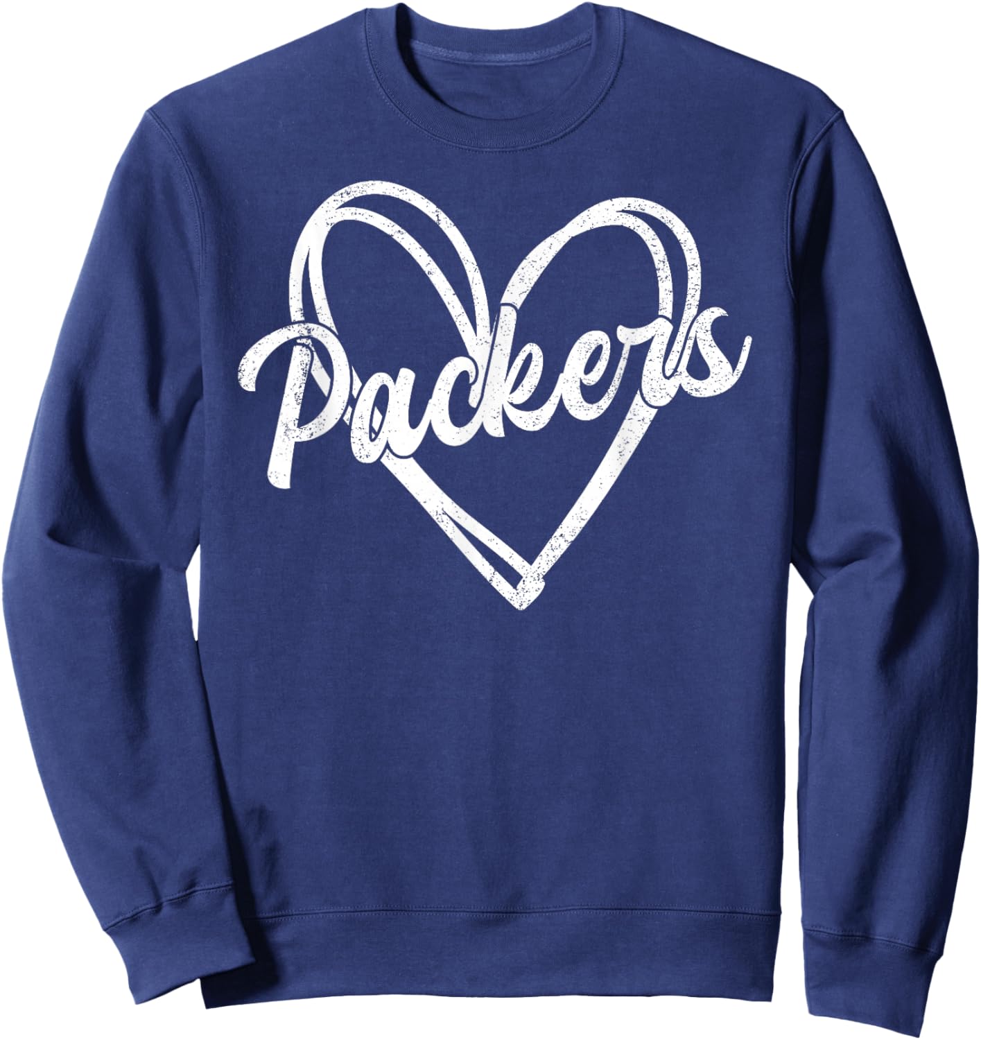Retro Packers Vintage Heart Sweatshirt - Sweatshirt | Navy
