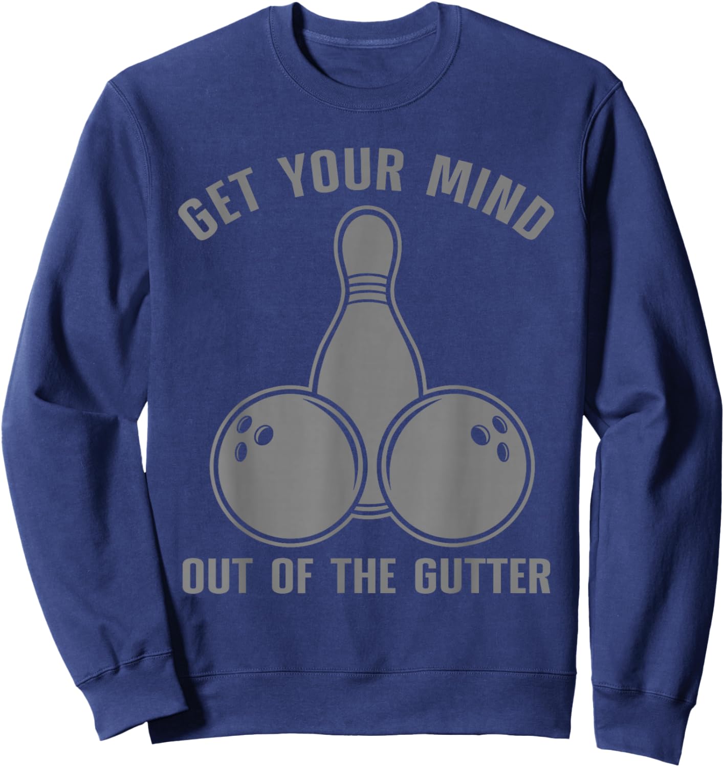 Funny Bowling Design Women Kids Bowling Lover Bowler Sweatshirt - Sweatshirt | Navy