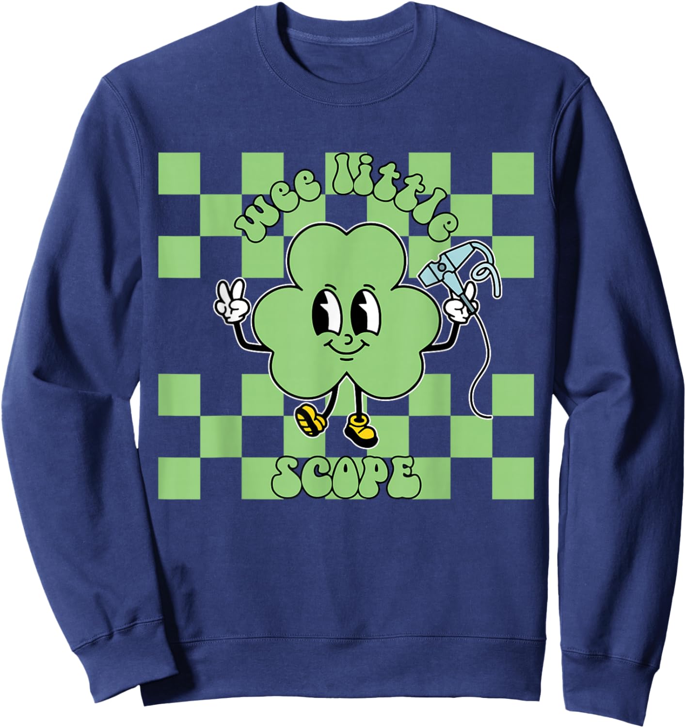 Gastrointestinal Nurse St Patrick's Day GI Nurse Endo Squad Sweatshirt - Sweatshirt | Navy