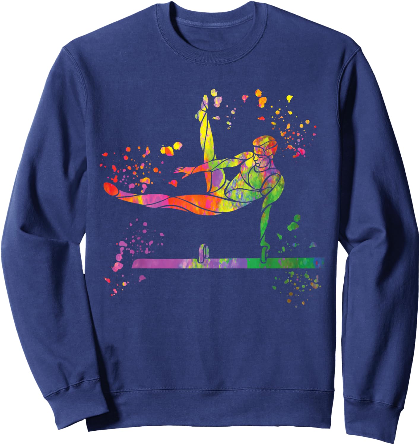 Gymnast Pommel Horse Boys Kids Artistic Gymnastics Sweatshirt - Sweatshirt | Navy