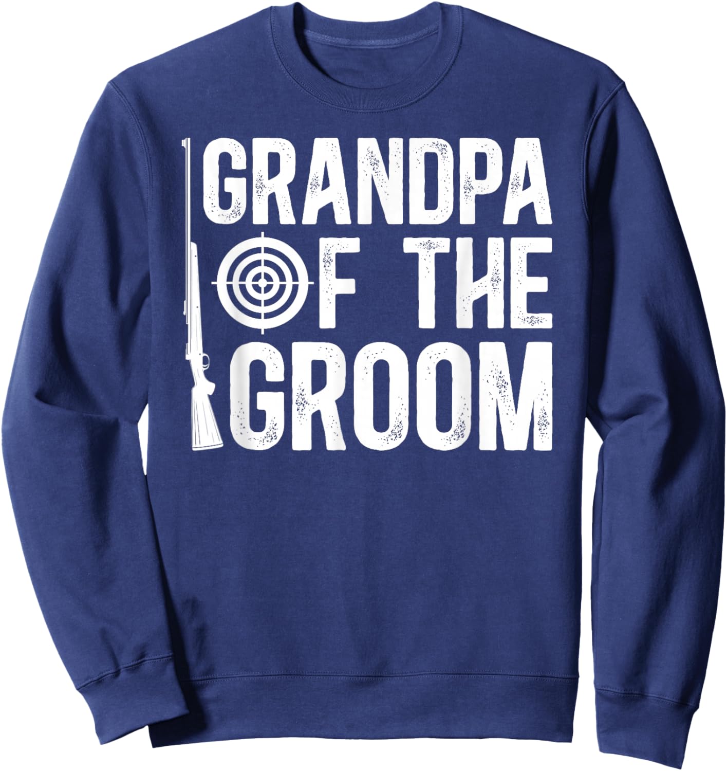 Grandpa of The Groom Grandfather Groom's Grandpa Sweatshirt - Sweatshirt | Navy