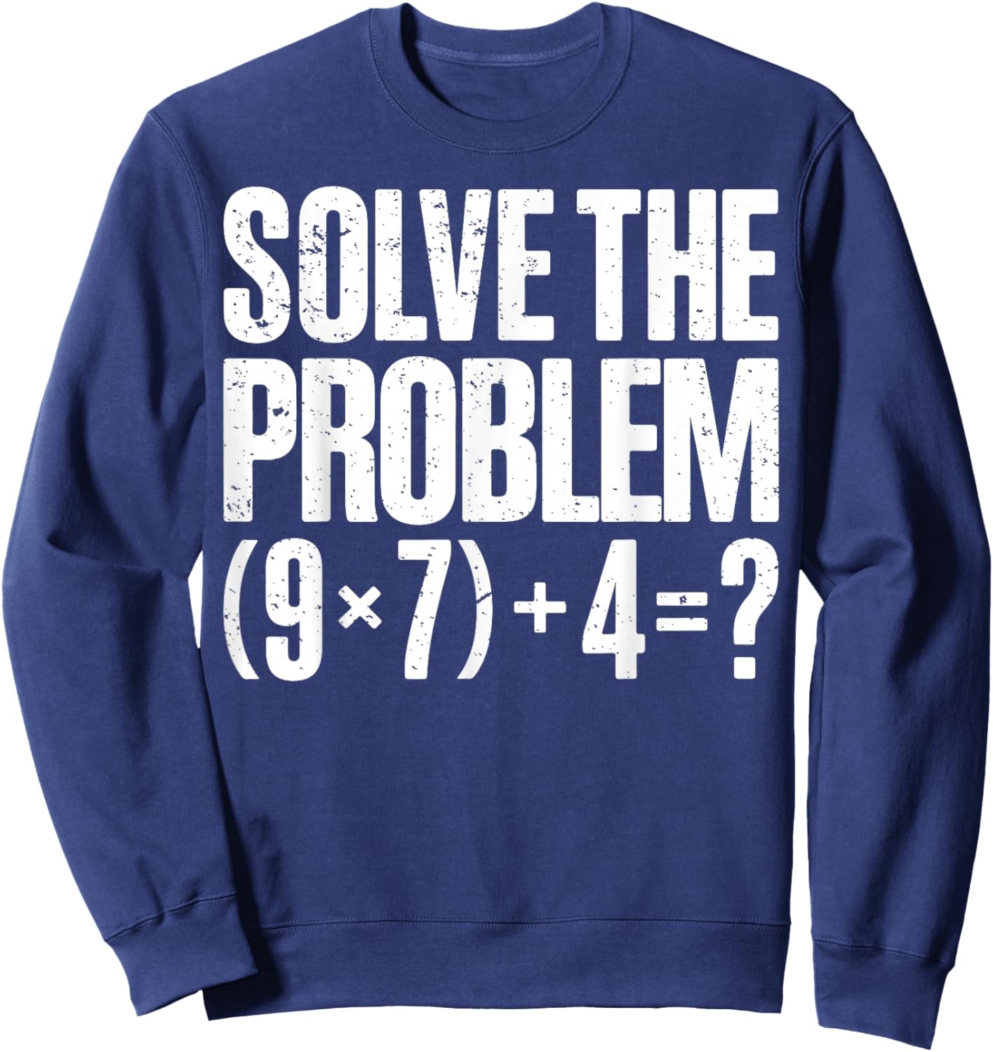 Funny 67 Meme PEMDAS Math Teacher Brainrot Elementary Joke Sweatshirt - Sweatshirt | Navy