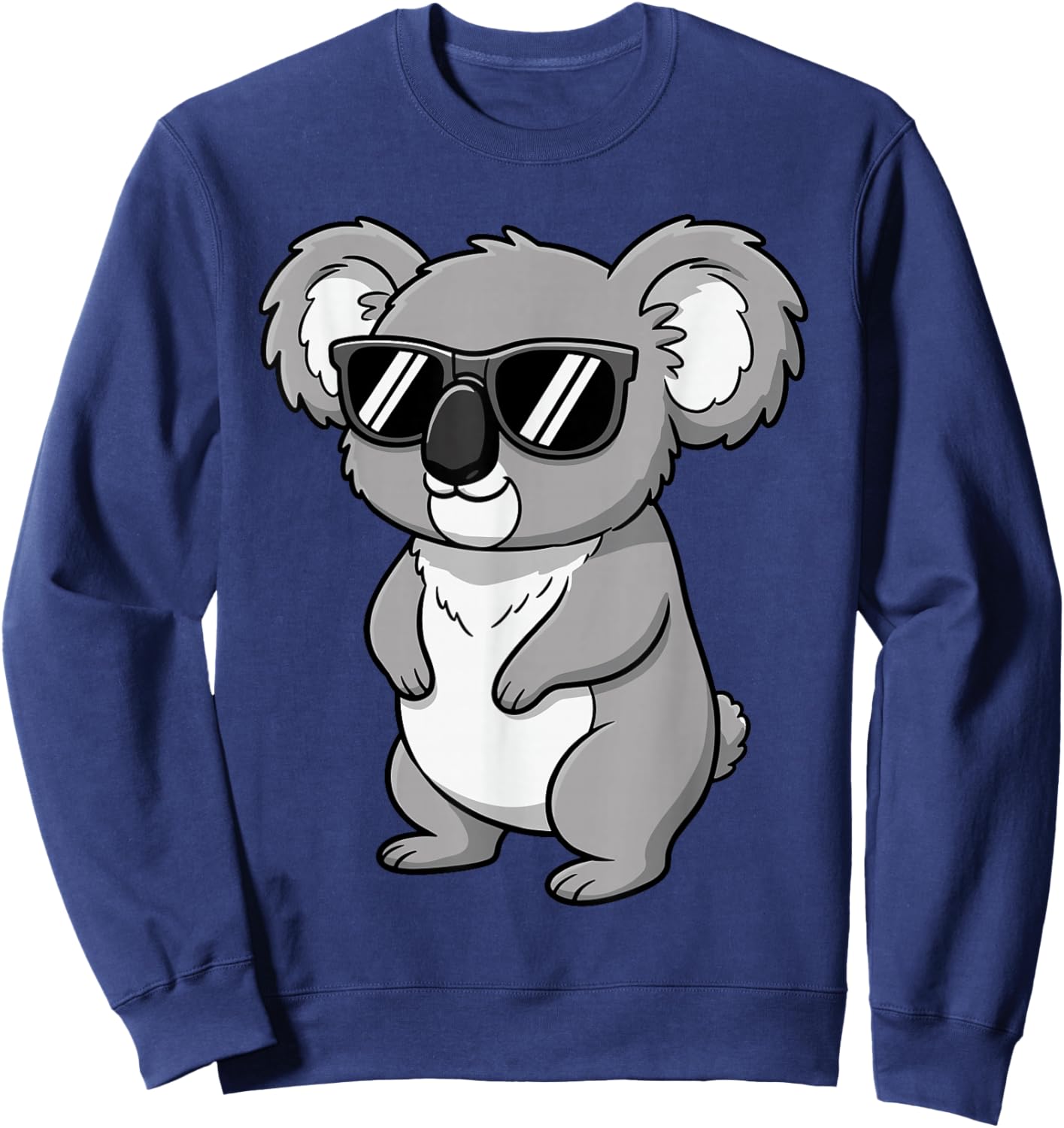 Koala Face Sunglasses Funny Koala for Kids Sweatshirt - Sweatshirt | Navy