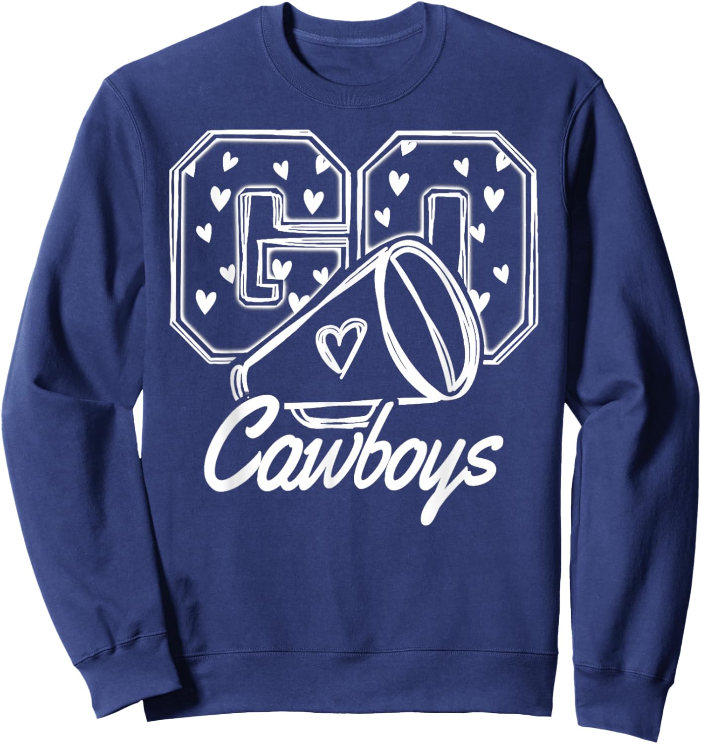 This Girl Loves Her Cowboys USA Design Women & Kids Sweatshirt - Sweatshirt | Navy