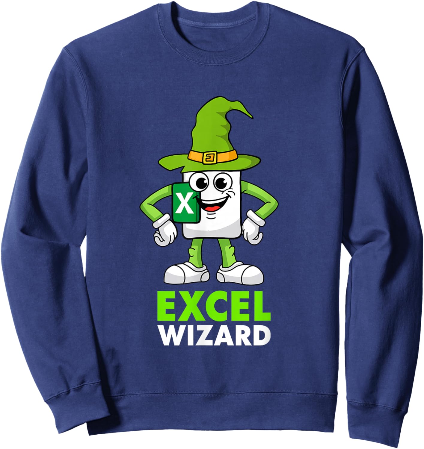 Excel Coworker Birthday Employee Farewell Goodbye Men Women Sweatshirt - Sweatshirt | Navy