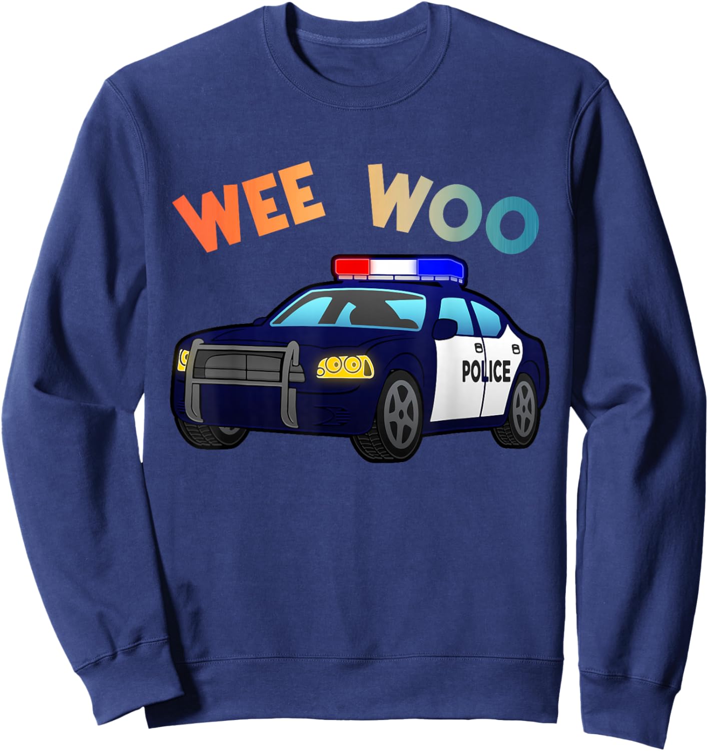 Funny Police Officer Art Women Kids Boys Cop Police Sweatshirt - Sweatshirt | Navy