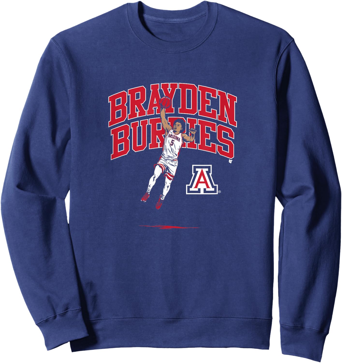 Air Brayden Burries - Arizona Wildcats Basketball Sweatshirt - Sweatshirt | Navy