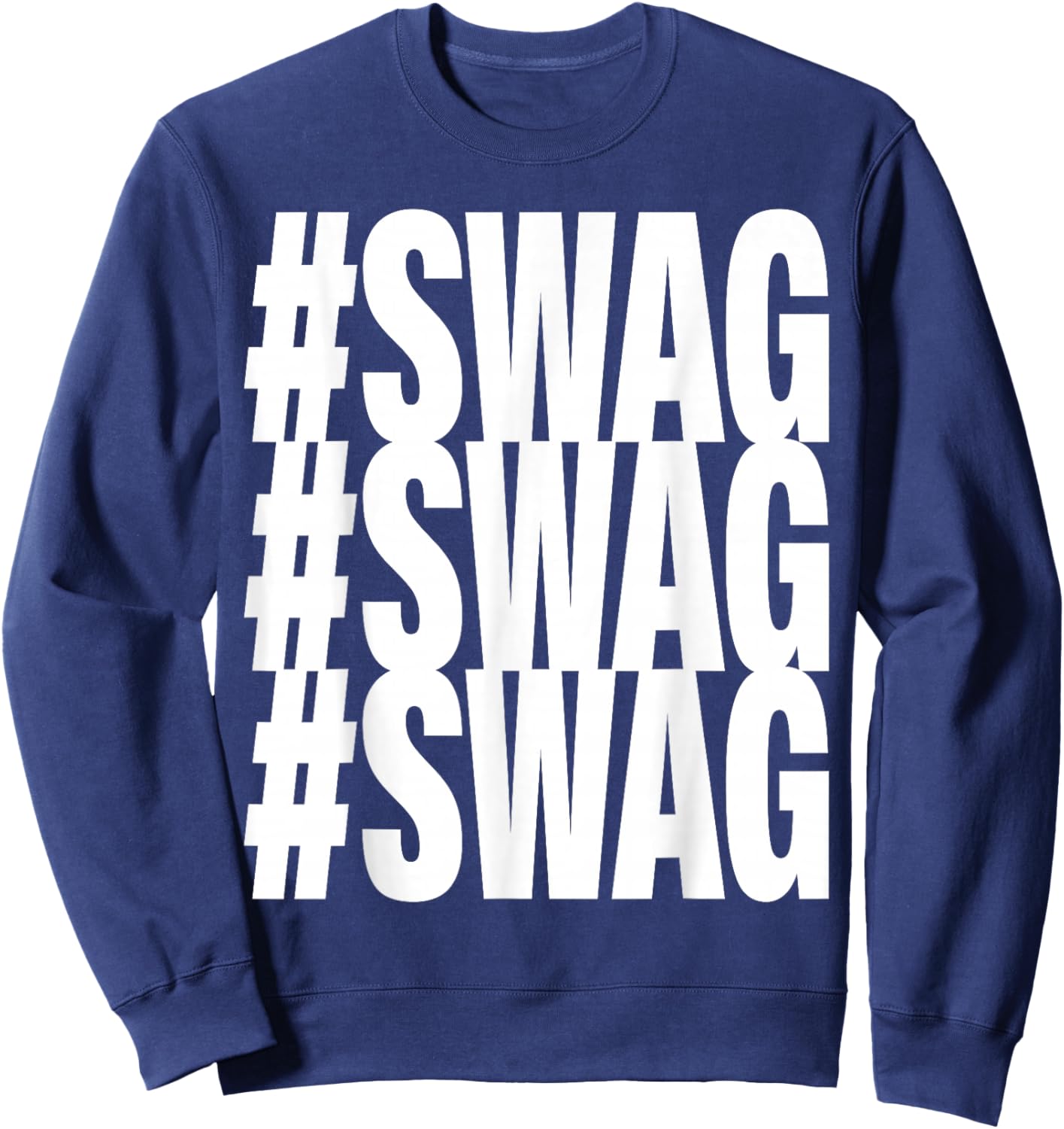 Hashtag Swag Sweatshirt - Sweatshirt | Navy