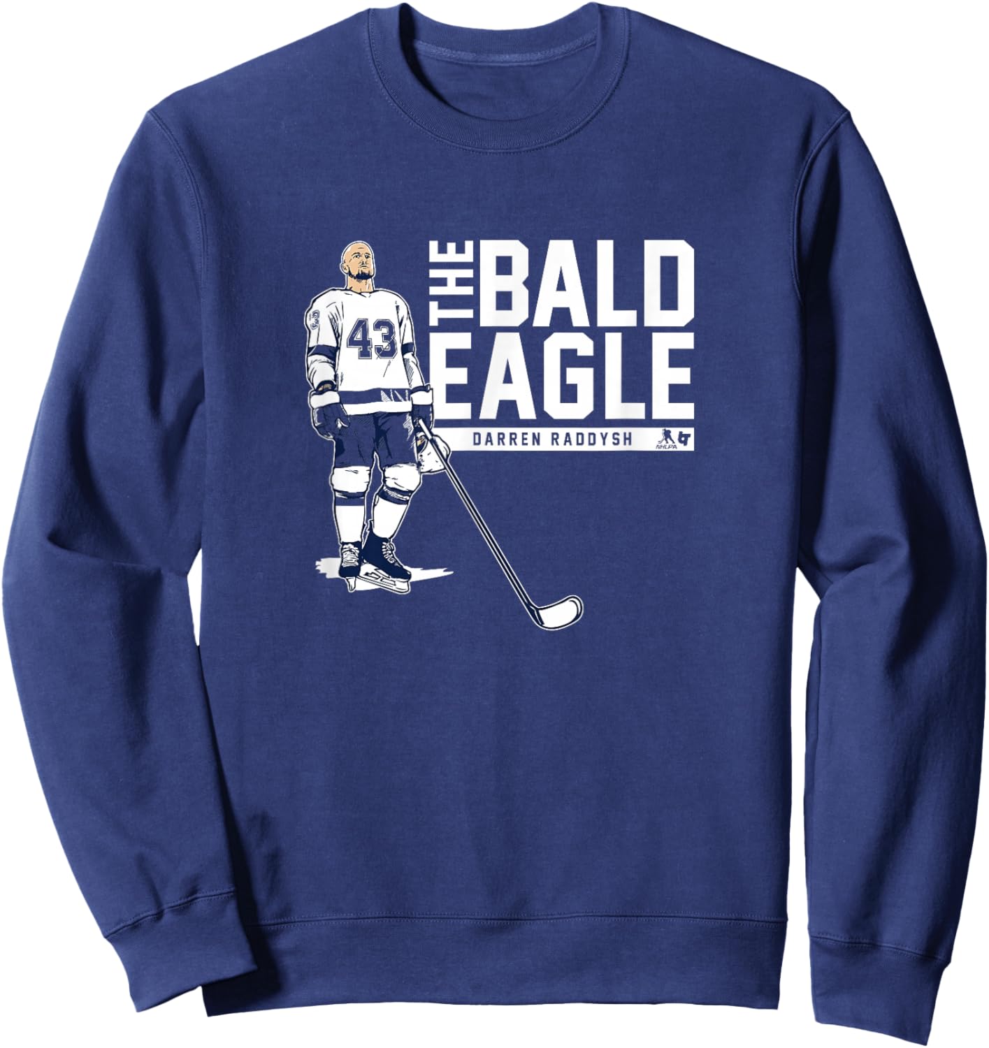 Darren Raddysh - The Bald Eagle - Tampa Bay Hockey Sweatshirt - Sweatshirt | Navy