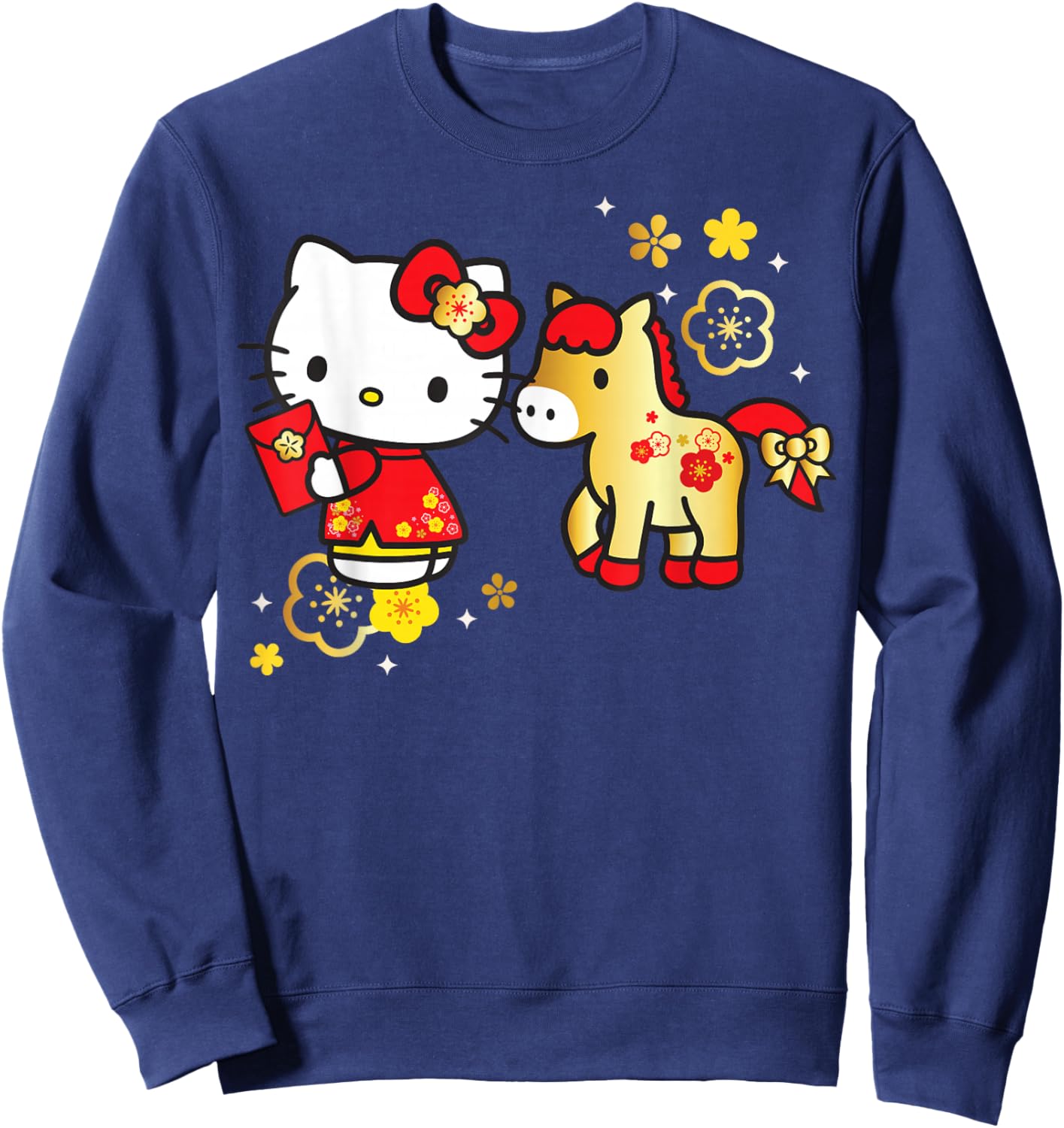 Hello Kitty Lunar New Year 2026 Year of The Red Horse Sweatshirt - Sweatshirt | Navy