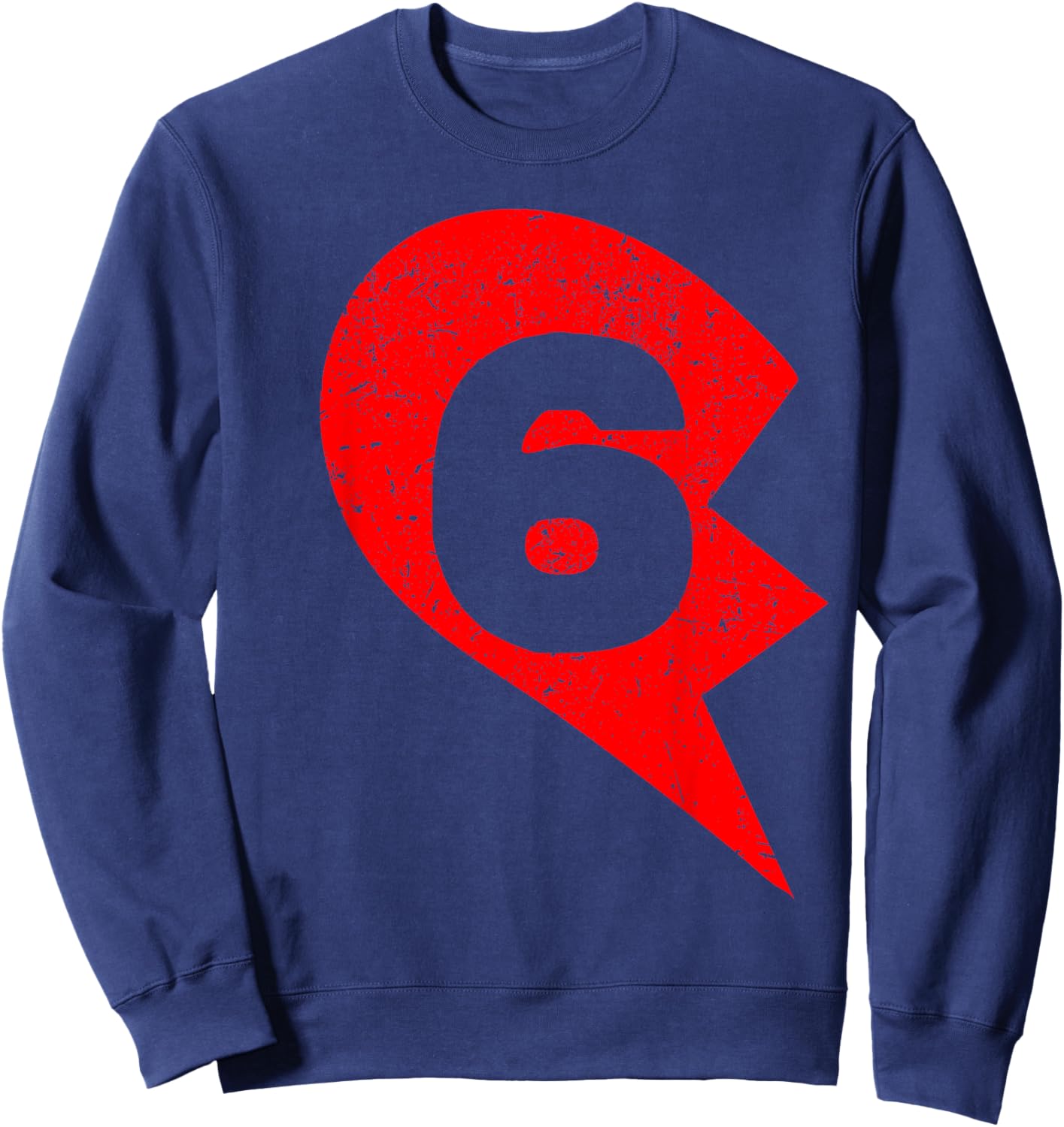 Number 6 Matching Couple Friends Valentines Heart 67 Sweatshirt - Sweatshirt | Navy