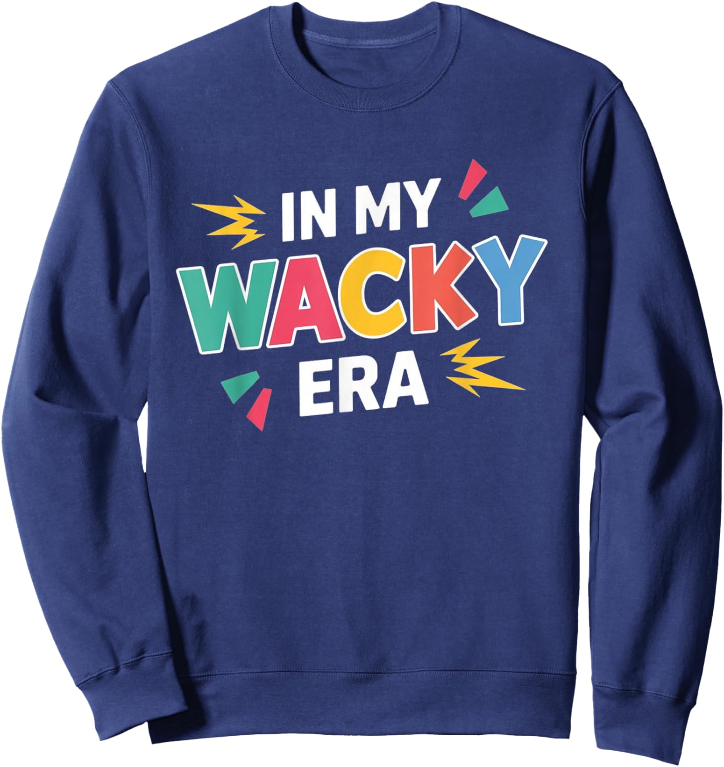 in My Wacky Era Kids and Teachers | Mismatch Day Spirit Week Sweatshirt - Sweatshirt | Navy