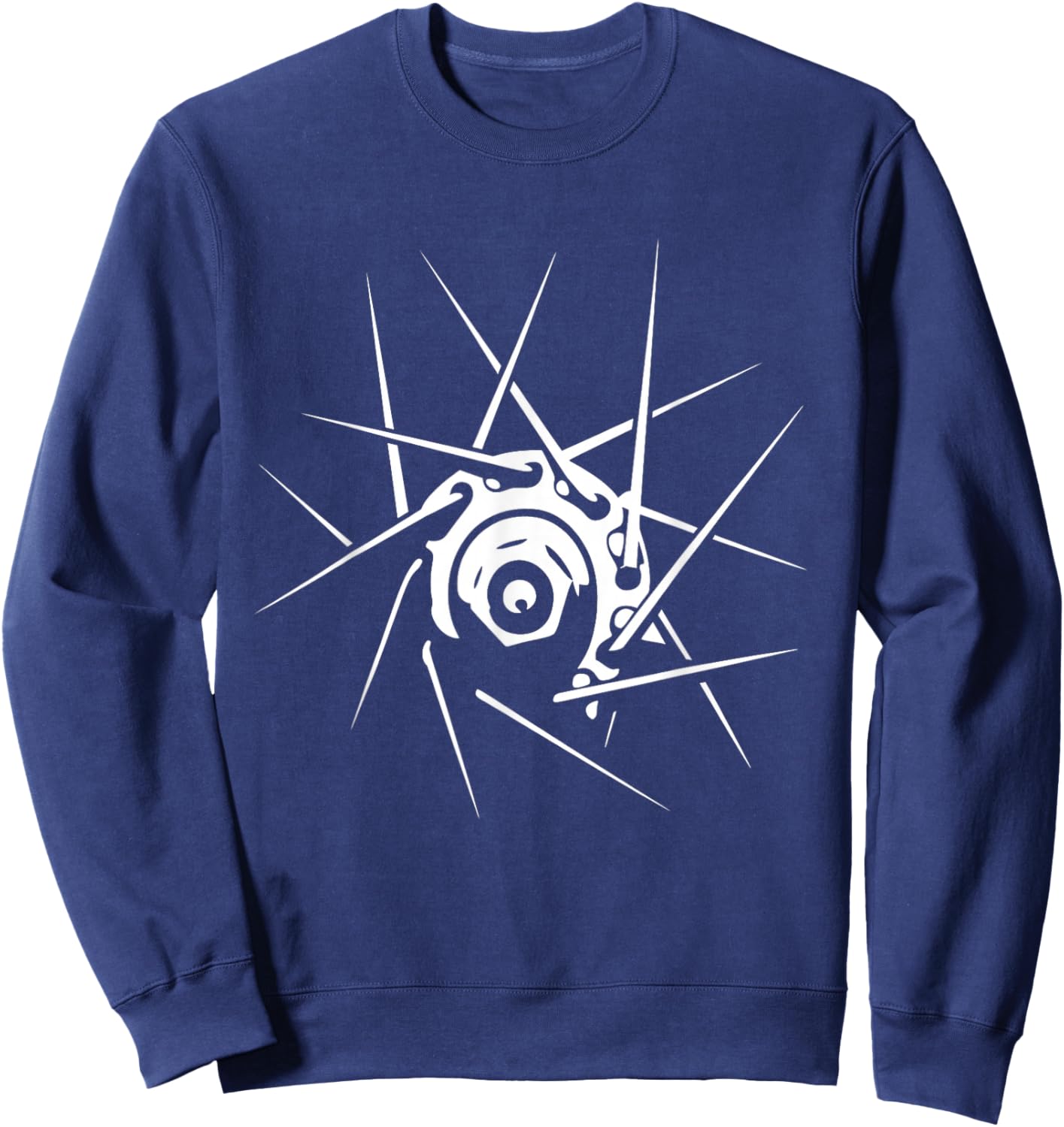 Bicycle Spokes Hub Cycling Wheel Art Men Women Kids Sweatshirt - Sweatshirt | Navy