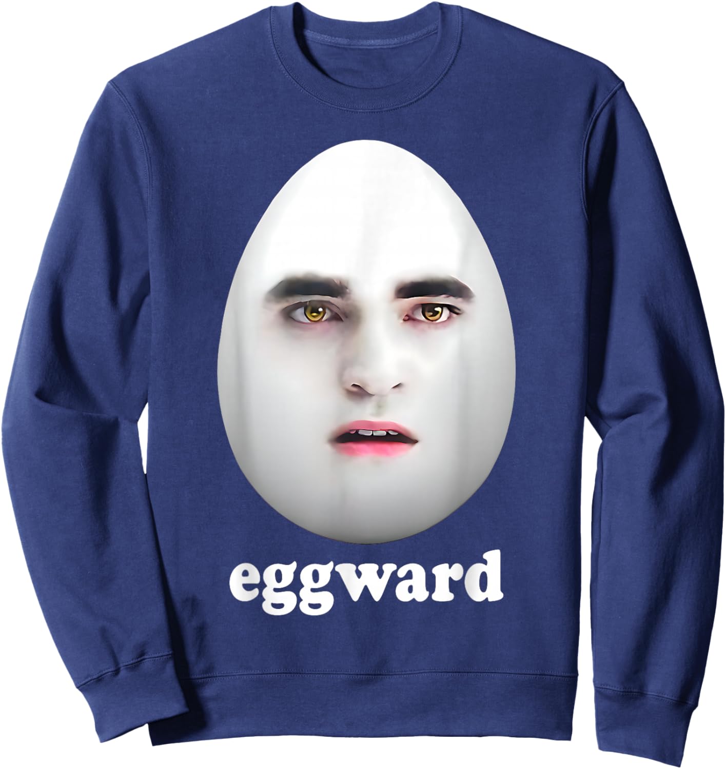 Eggward Funny Meme Sweatshirt - Sweatshirt | Navy