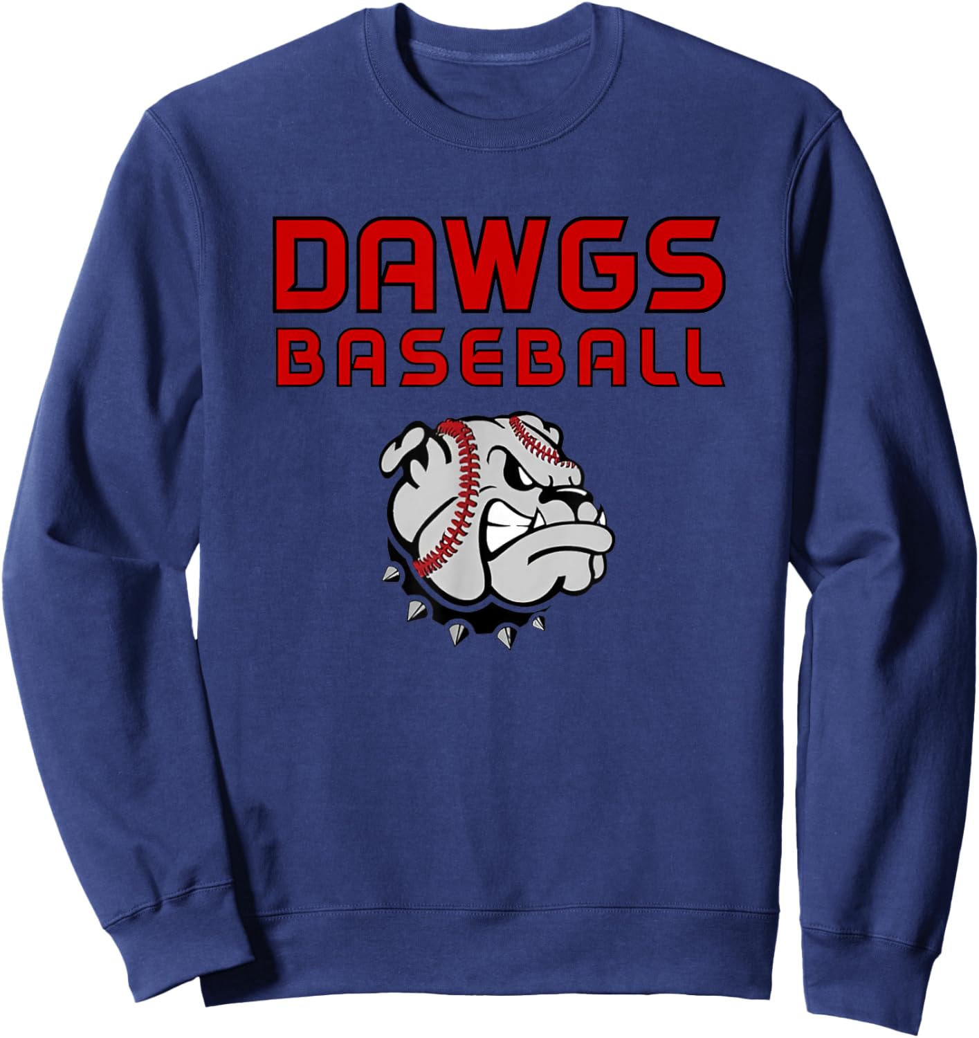 Dawgs Baseball Red Sweatshirt - Sweatshirt | Navy