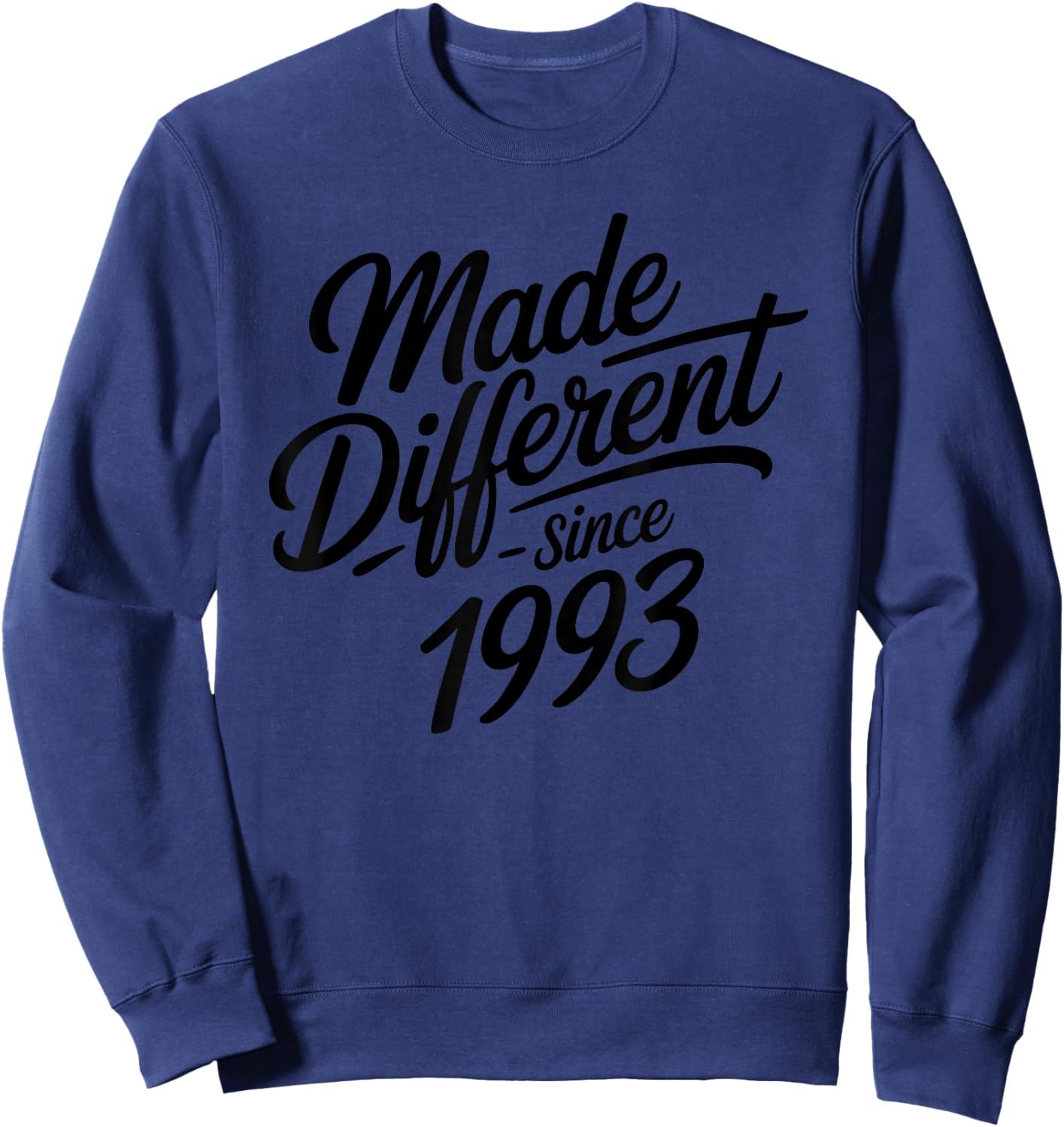 Vintage Birthday Design Since 1993 Retro Style Classic Sweatshirt - Sweatshirt | Navy