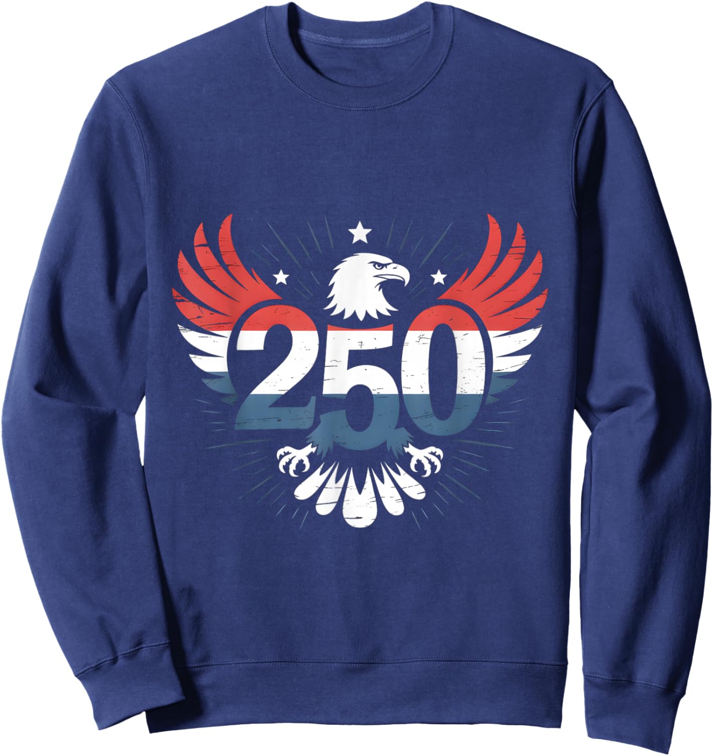 250 Years of Independence | American 1776–2026 Patriotic Sweatshirt - Sweatshirt | Navy