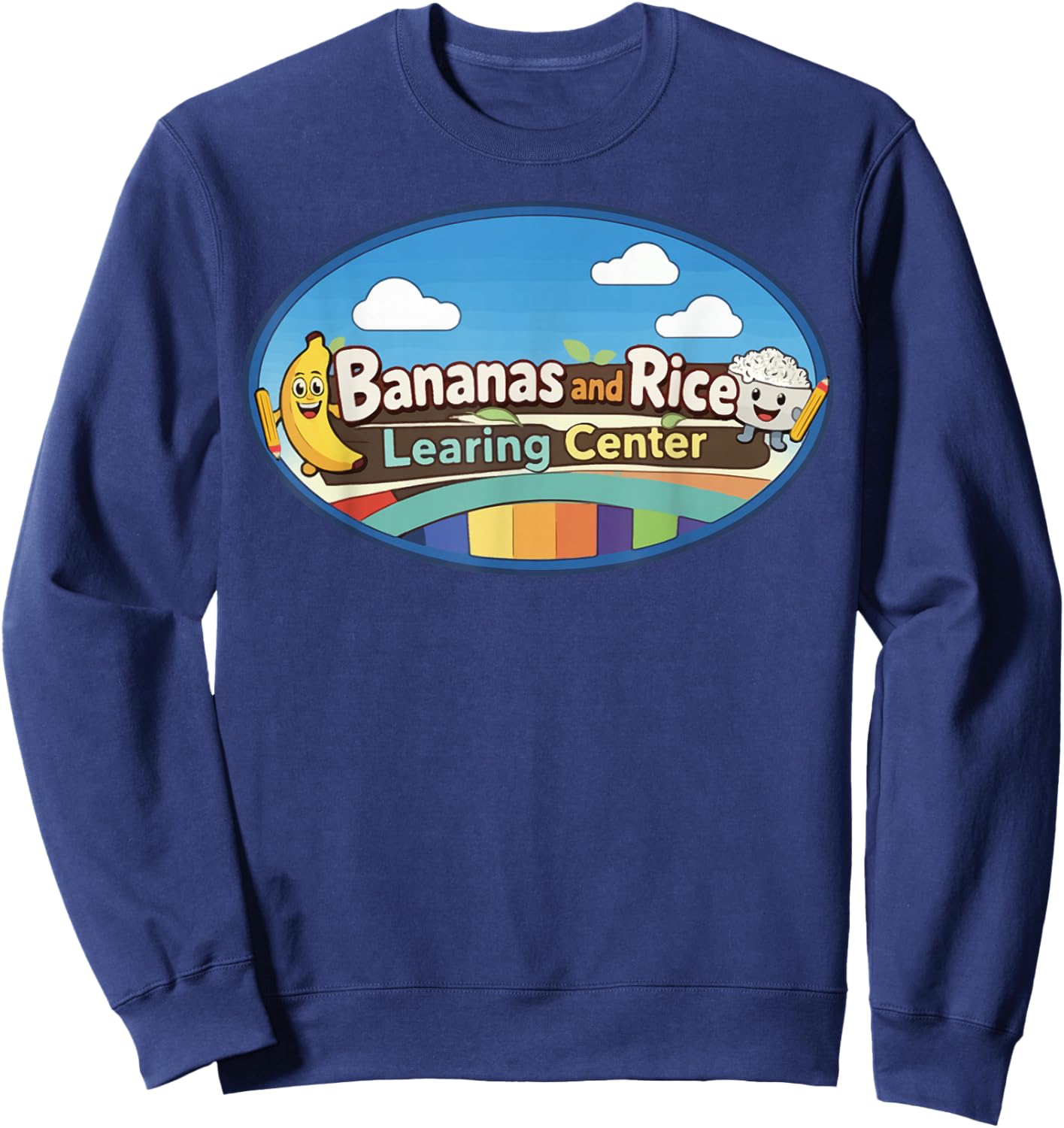 Bananas and Rice Learing Center Sweatshirt - Sweatshirt | Navy