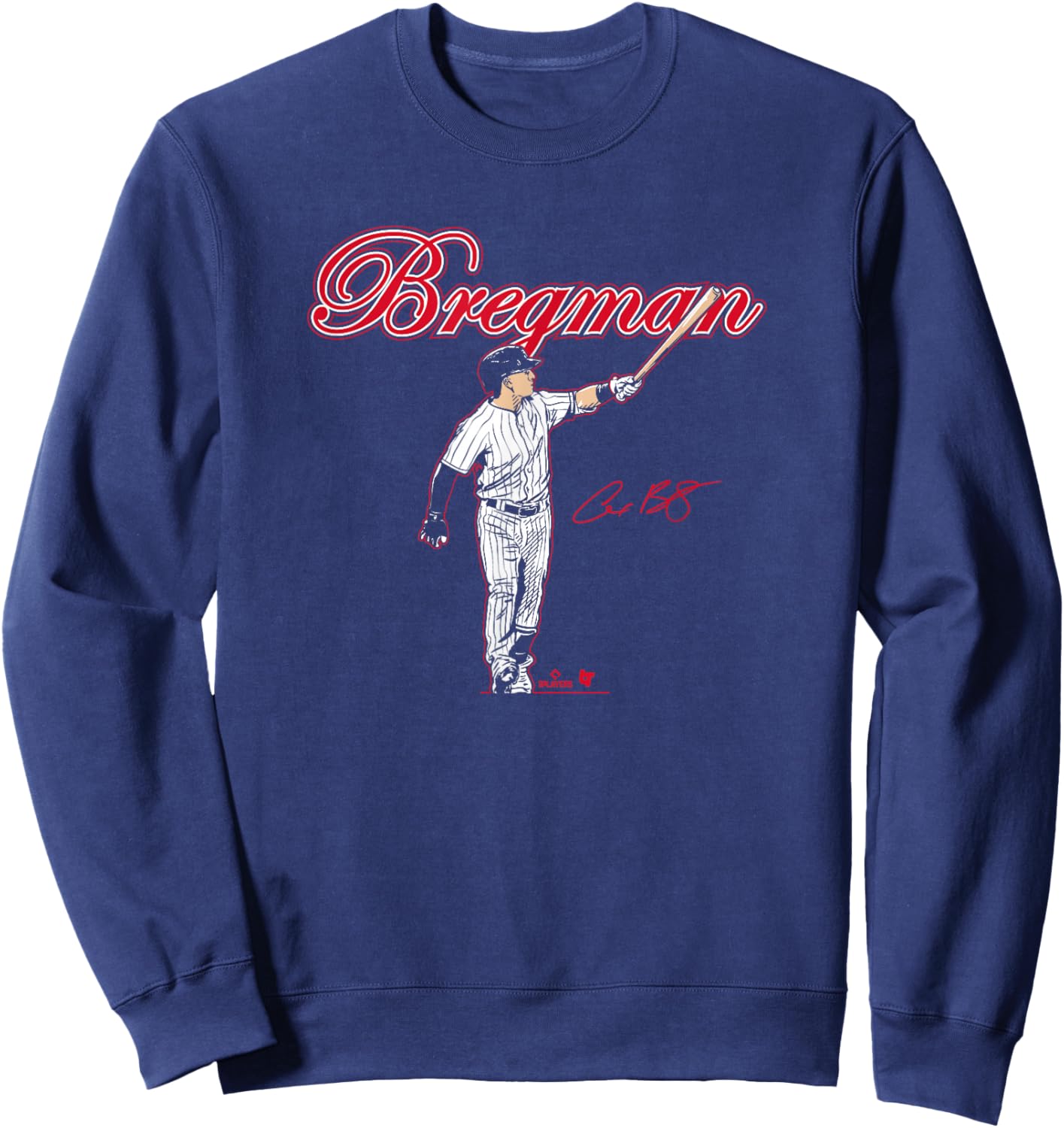 Alex Bregman - Slugger Swing - Chicago Baseball Sweatshirt - Sweatshirt | Navy