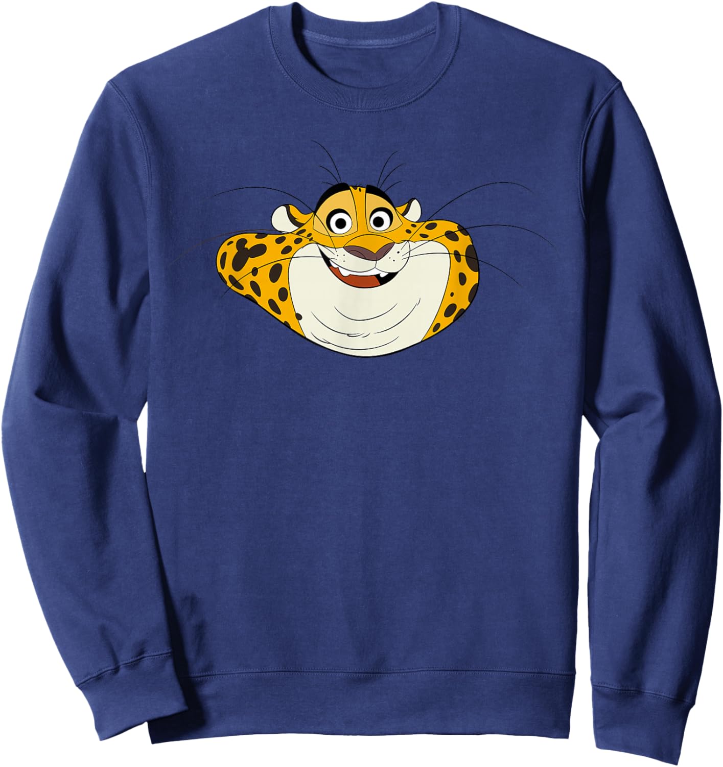 Disney Zootopia 2 Clawhauser Big Face Halloween Costume Sweatshirt - Sweatshirt | Navy