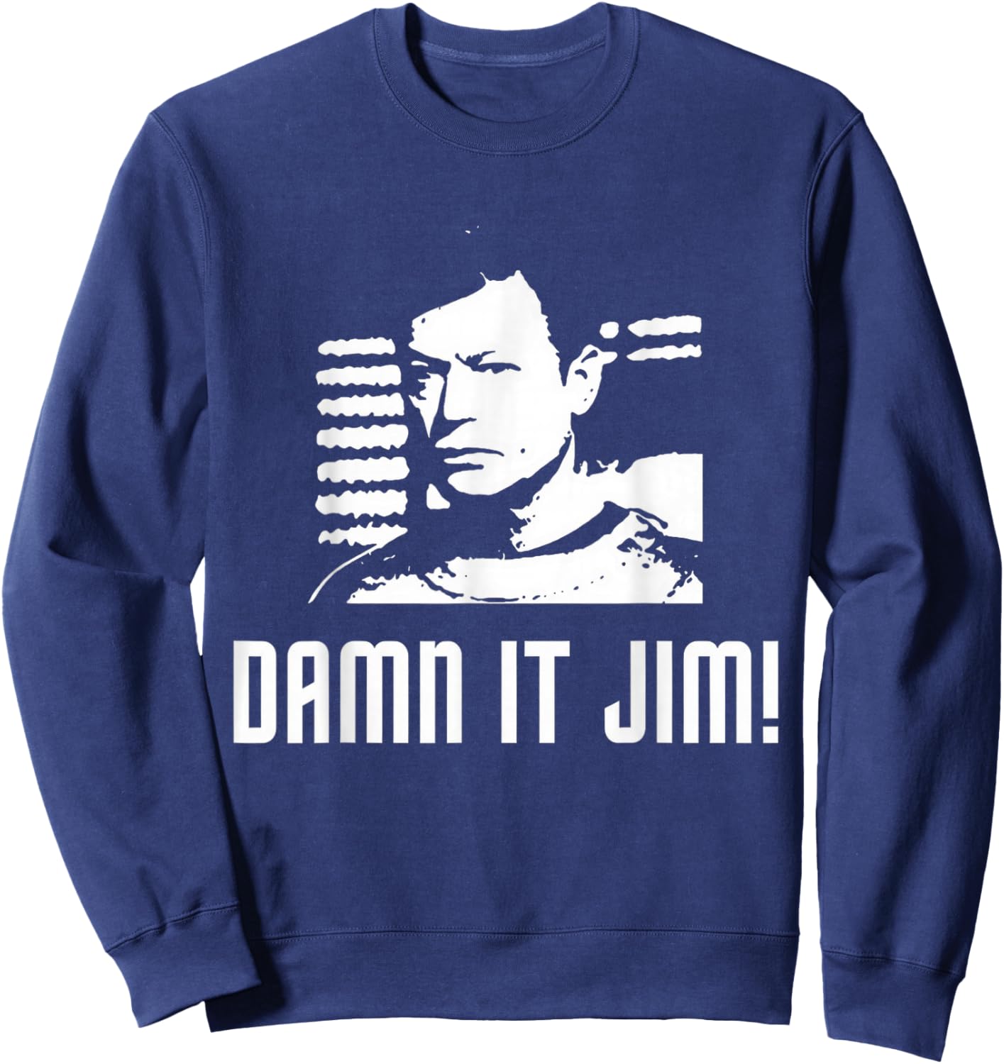 Damn It Jim Sweatshirt - Sweatshirt | Navy