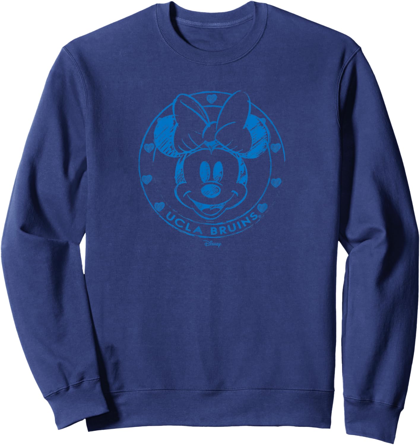 UCLA Bruins Minnie Mouse Sketch Officially Licensed Sweatshirt - Sweatshirt | Navy