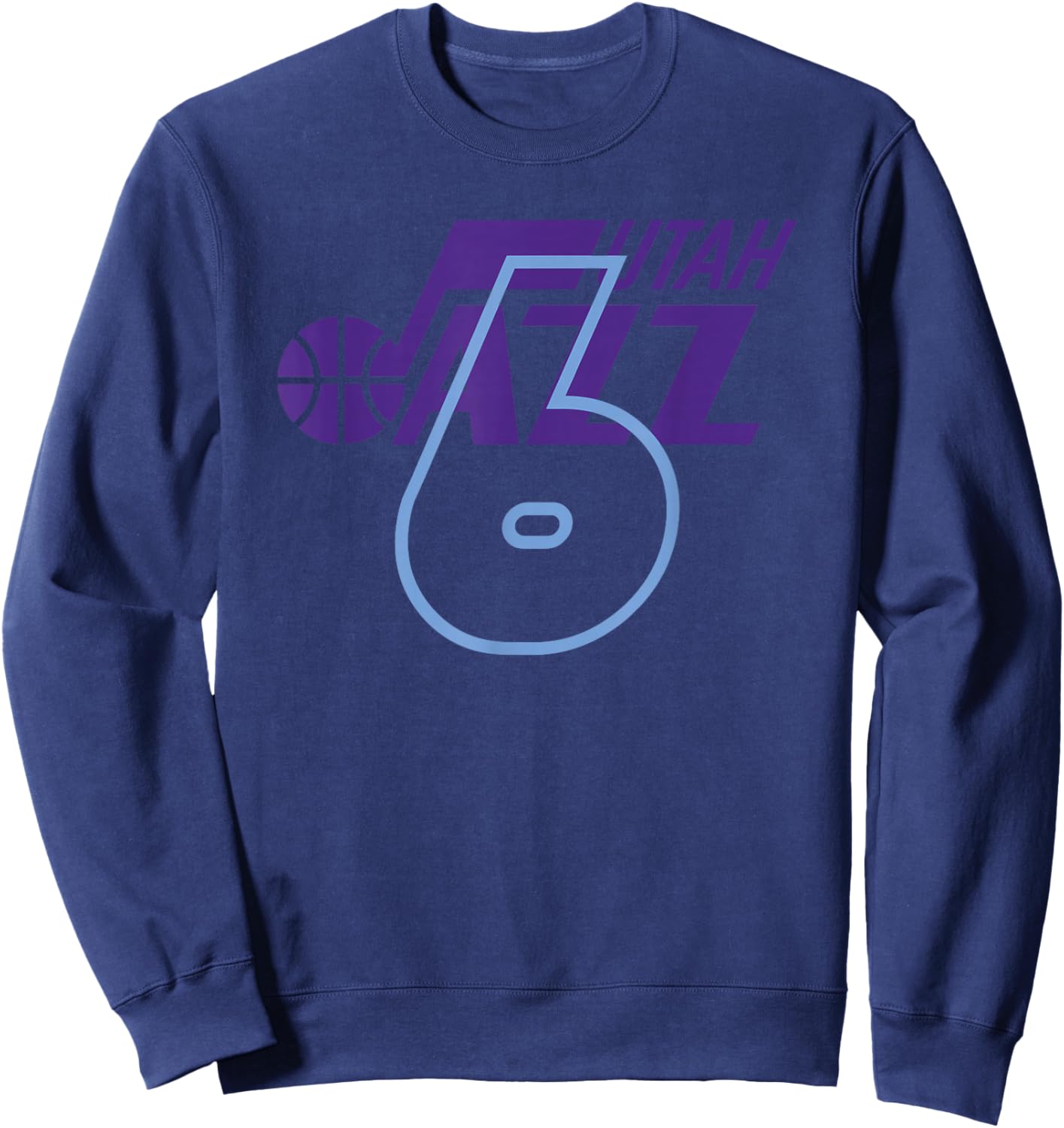 NBA Official Utah Jazz 6-7 Craze Attack Sweatshirt - Sweatshirt | Navy