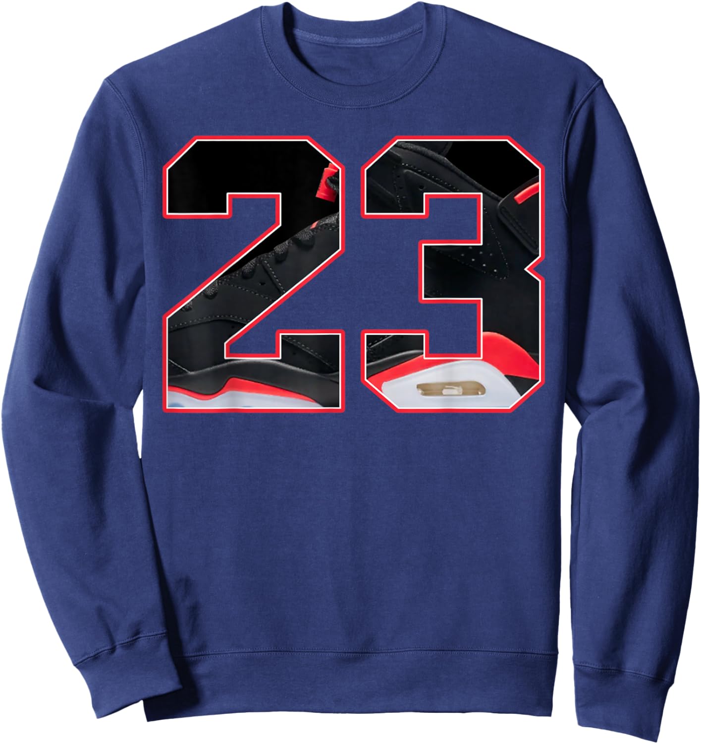 Black Infrared 6s Matching Outfits Sweatshirt - Sweatshirt | Navy