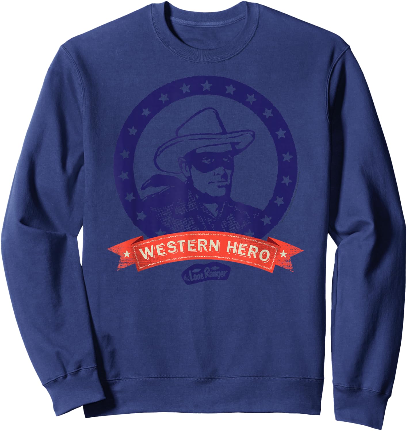 The Lone Ranger Western Hero Frame Sweatshirt - Sweatshirt | Navy