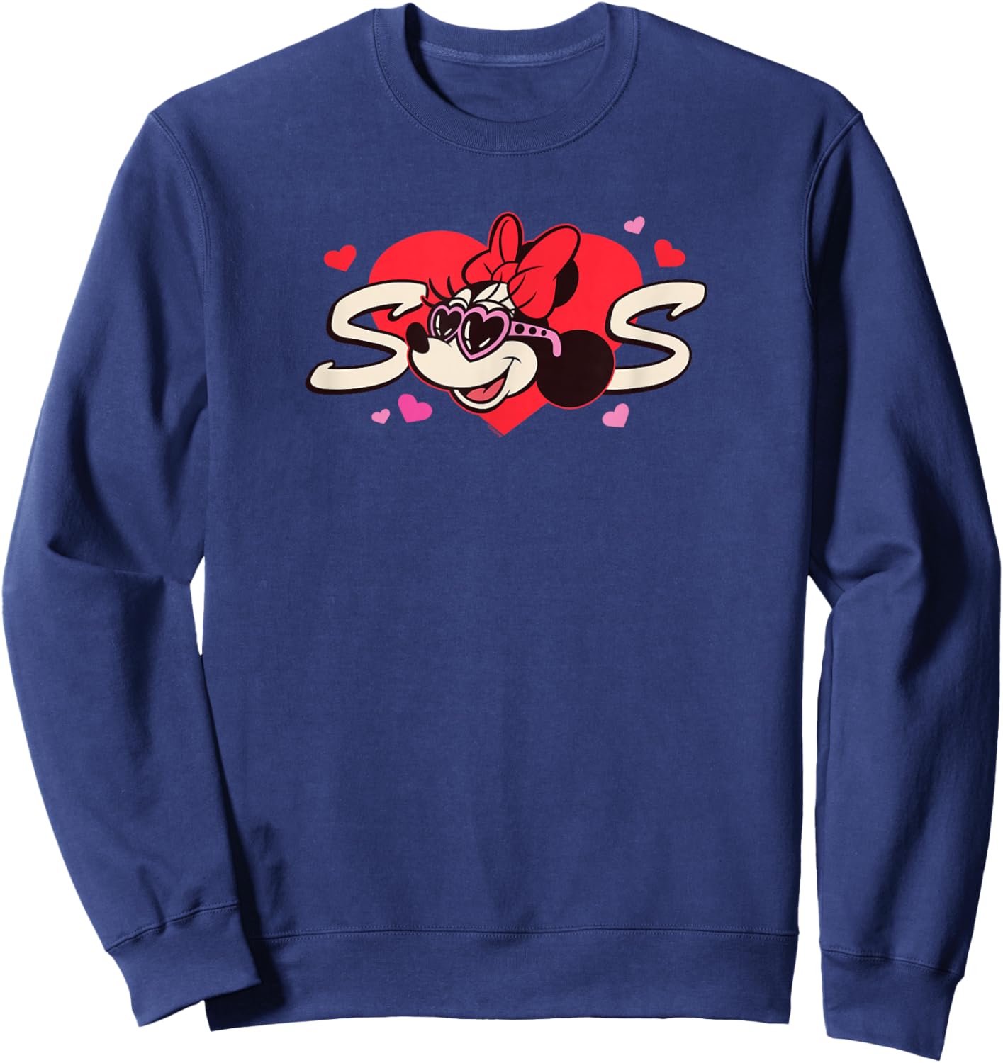 Disney Valentine's Day Sis Sister Gift Family Matching Trip Sweatshirt - Sweatshirt | Navy
