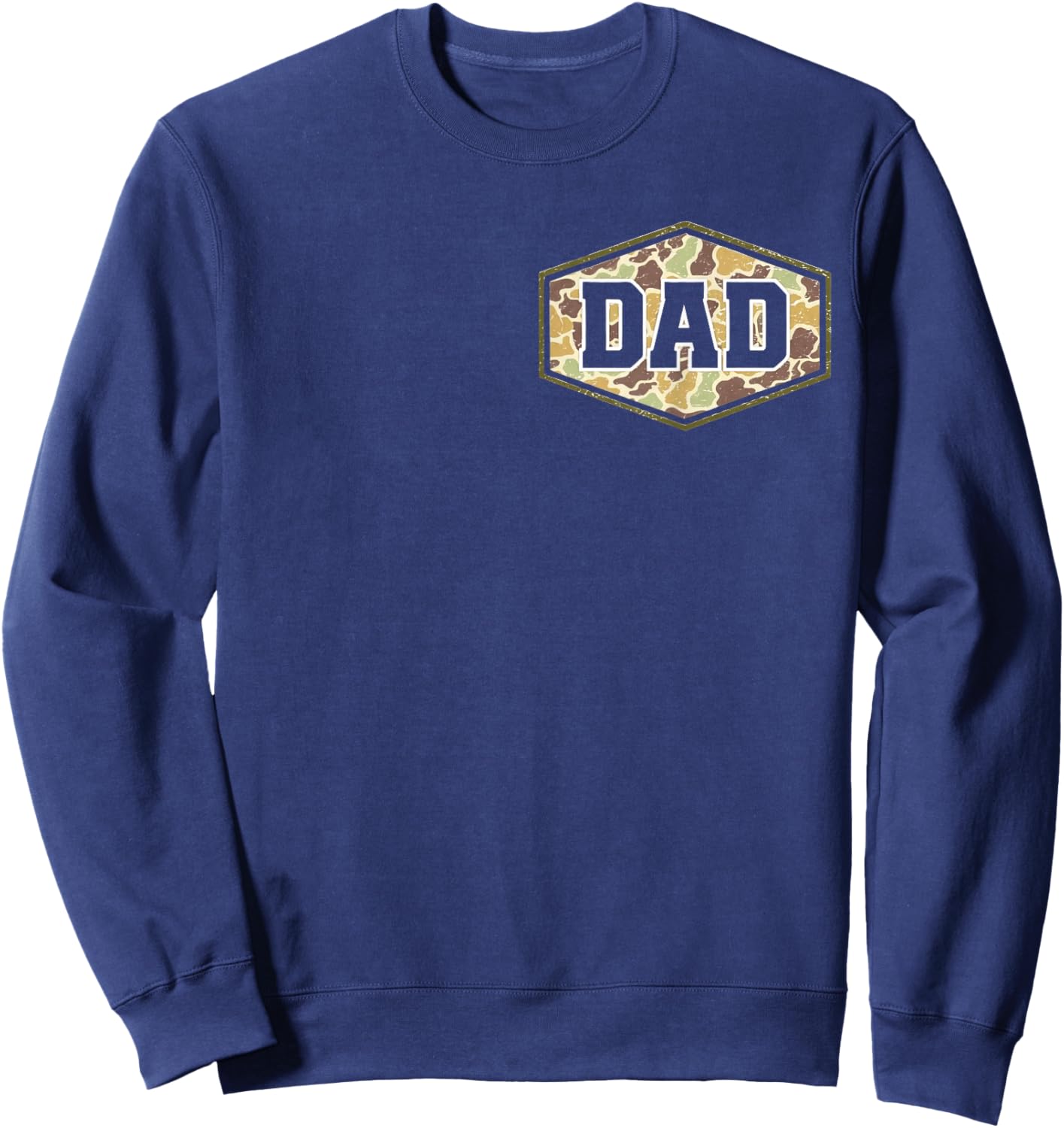 Dad, Duck Camo Father’s Day Sweatshirt - Sweatshirt | Navy