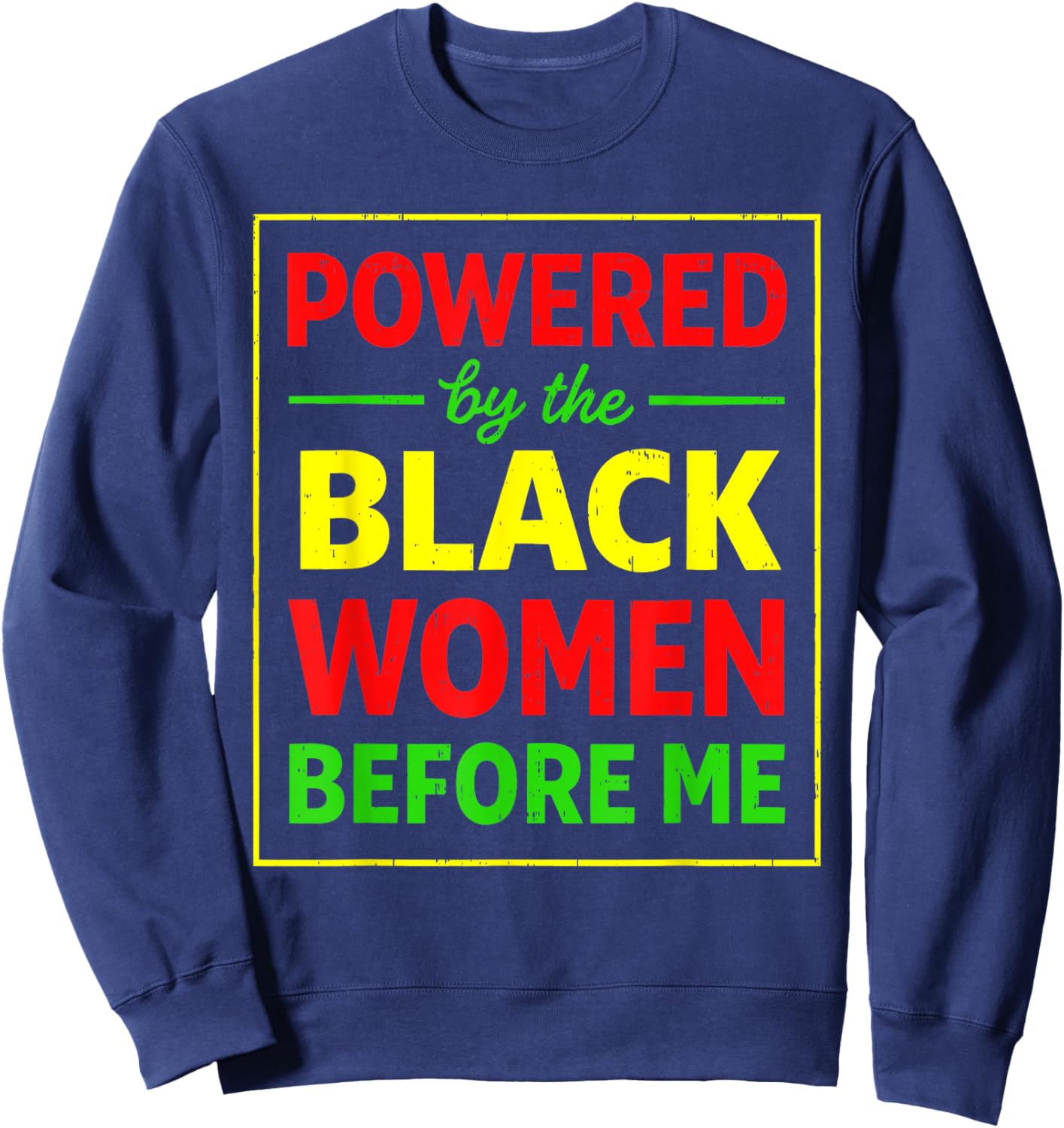 Black History Month Shirts Women Men Kids African American Sweatshirt - Sweatshirt | Navy