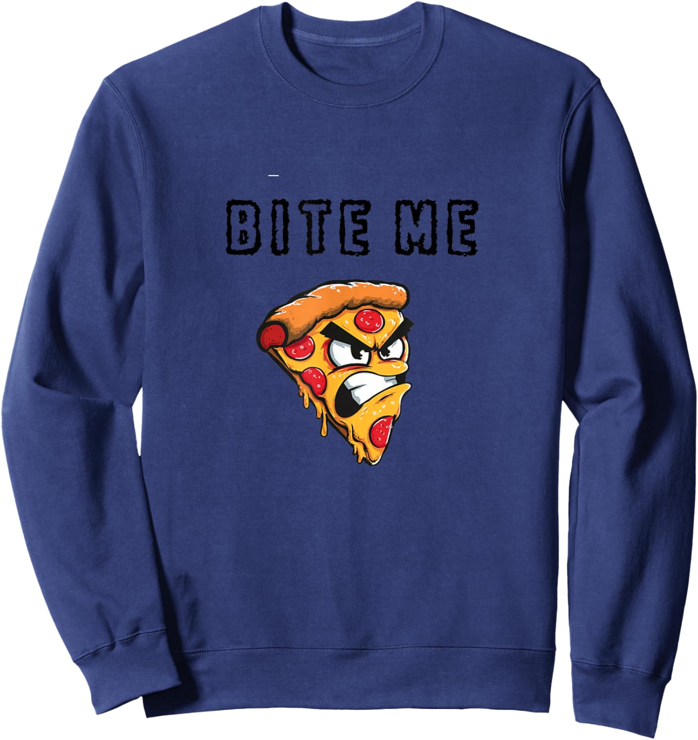 Bite Me Giorginos Pizza Sweatshirt - Sweatshirt | Navy