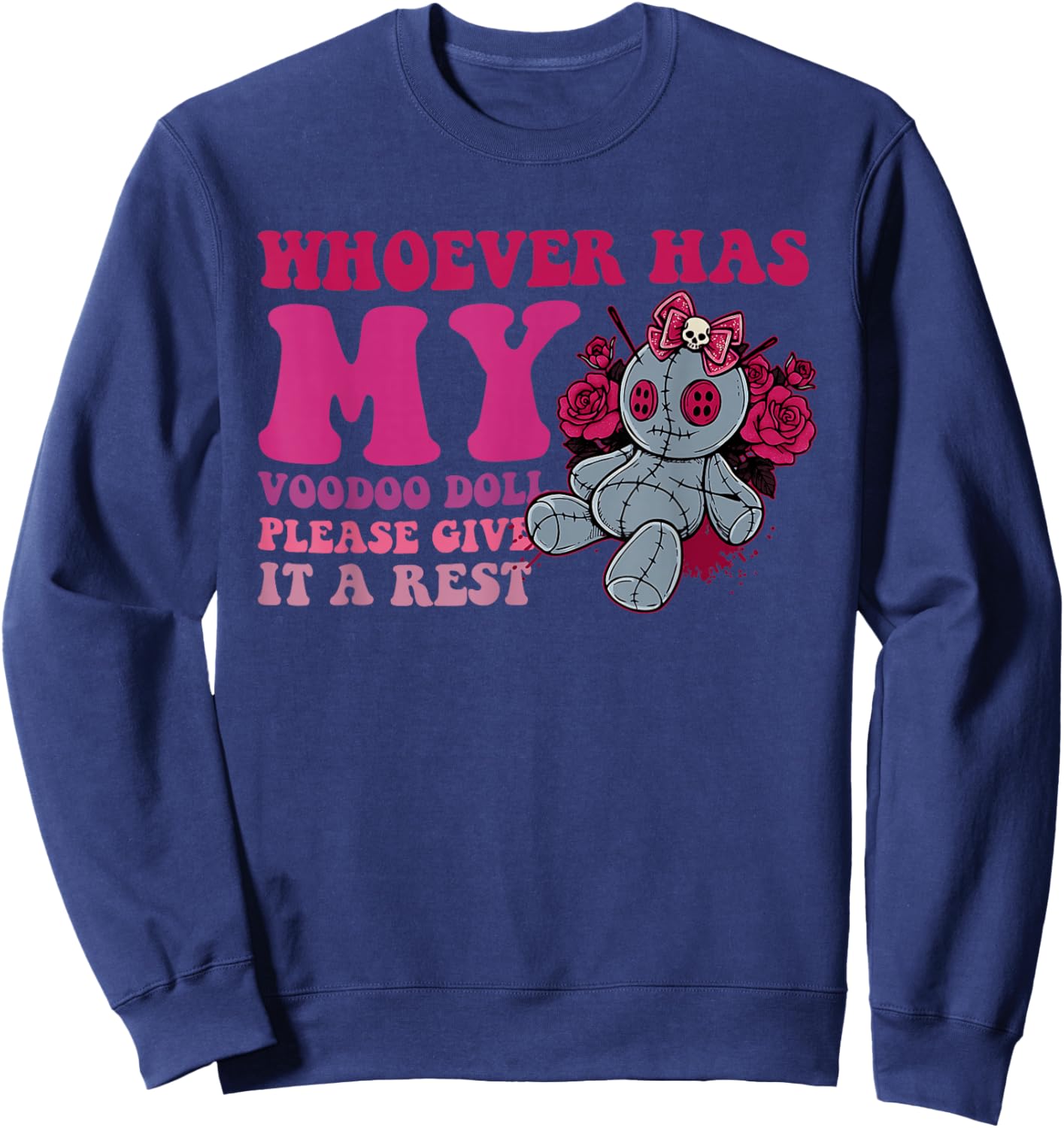 Quote Sweatshirt - Sweatshirt | Navy