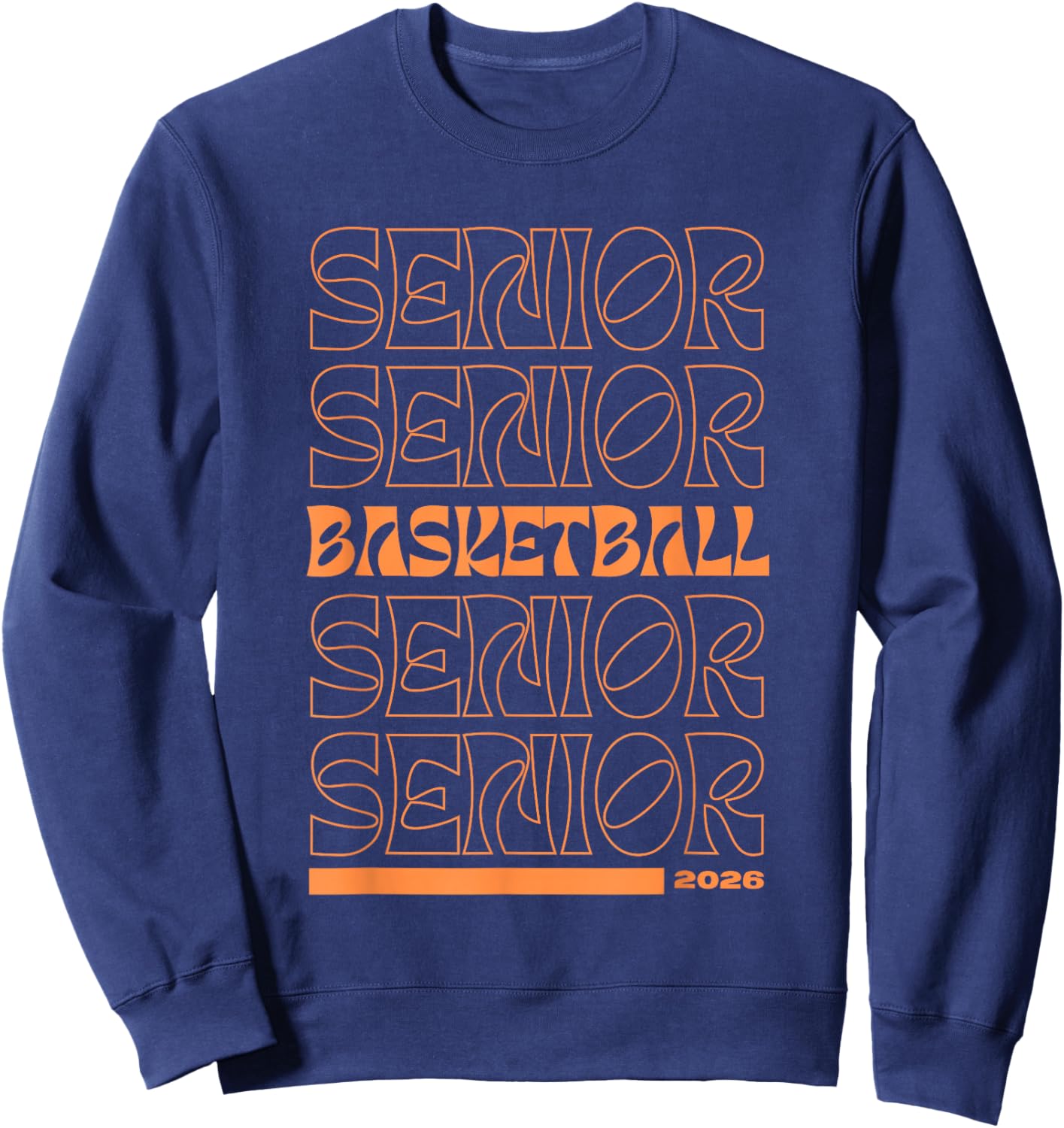 Class of 2026 Basketball Senior Night Sweatshirt - Sweatshirt | Navy