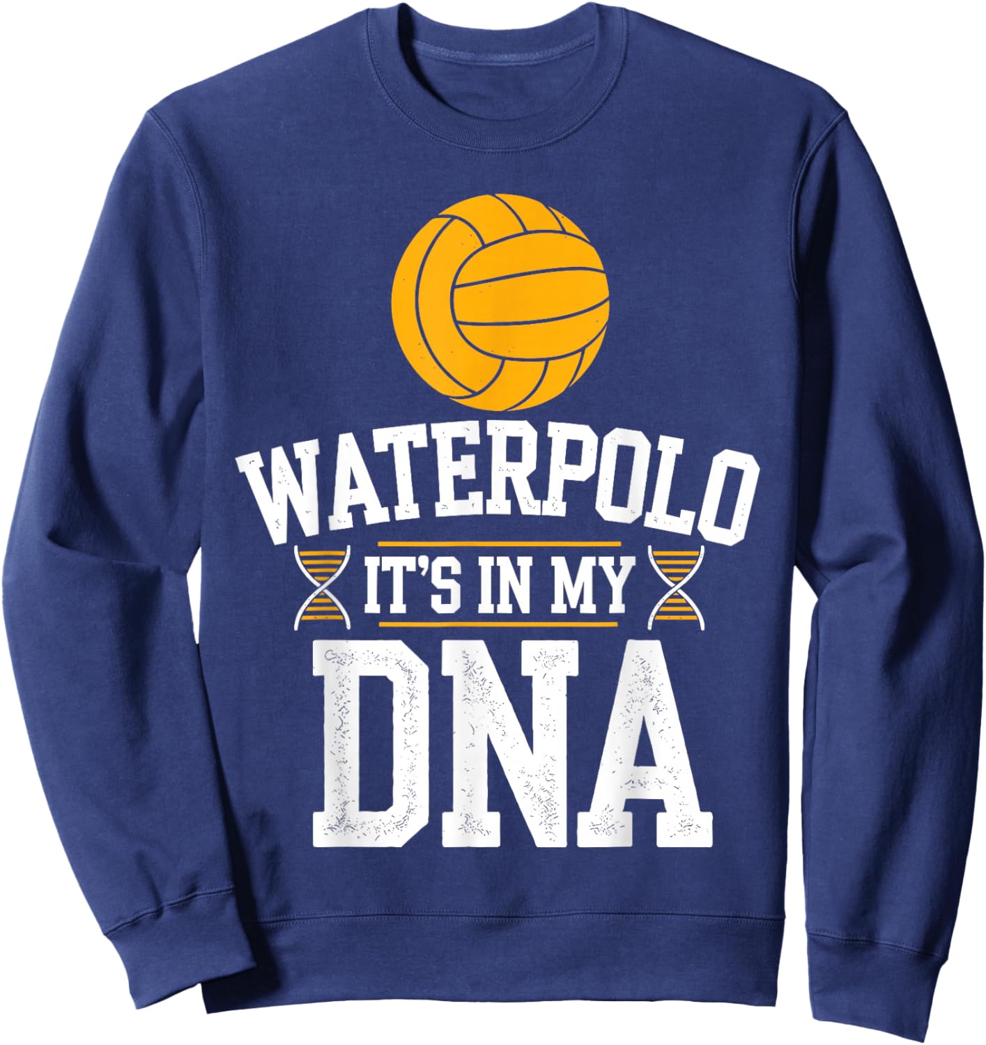 Funny Water Polo Art Women Gag Water Polo Player Sweatshirt - Sweatshirt | Navy