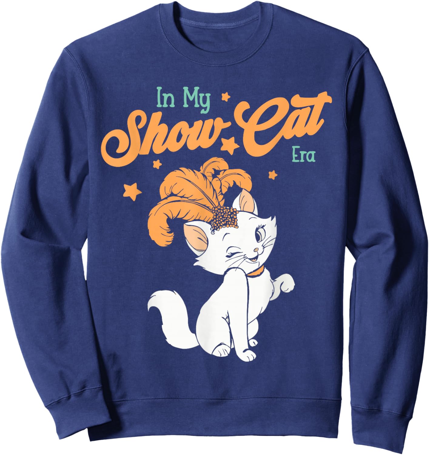 in My Showcat Era Retro Vintage Sweatshirt - Sweatshirt | Navy
