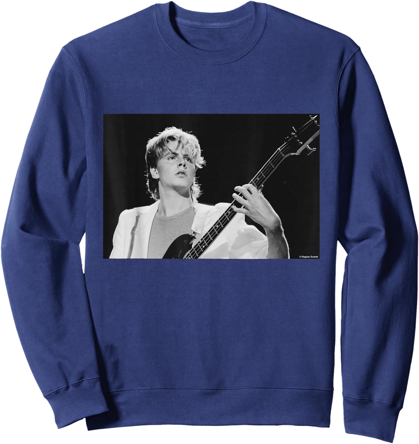 Duran Duran Bassist John Taylor Rio by Virginia Turbett Sweatshirt - Sweatshirt | Navy