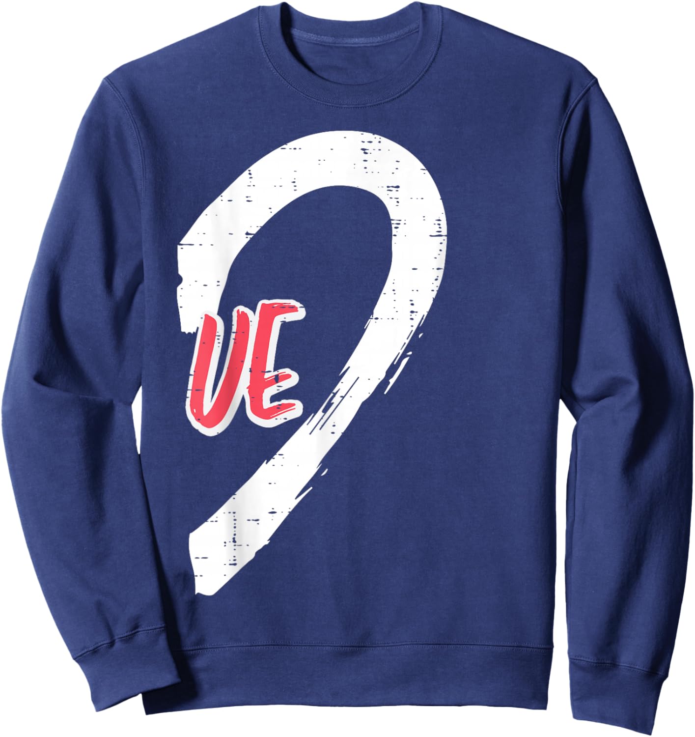 Valentines Day Matching Love Ve Heart Cute Couple Women Men Sweatshirt - Sweatshirt | Navy