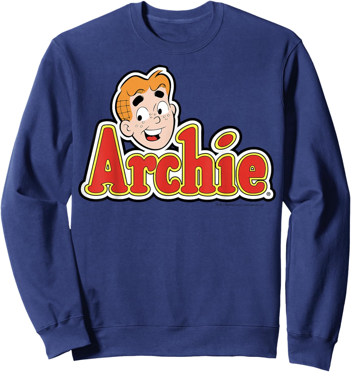 Archie Comics Logo Character Face Sweatshirt - Sweatshirt | Navy