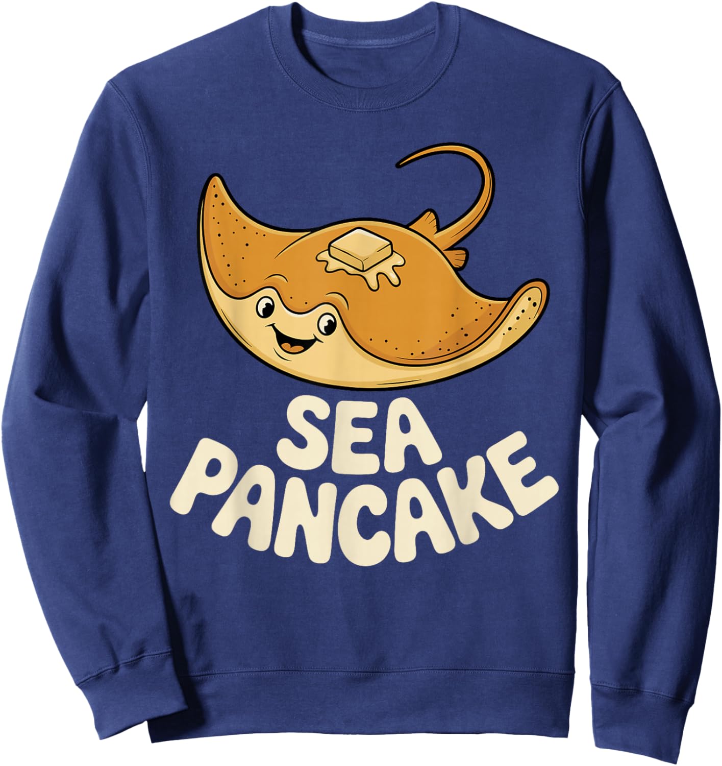 Best Stingray Design Women Kids Fish Sting Ray Lover Sweatshirt - Sweatshirt | Navy