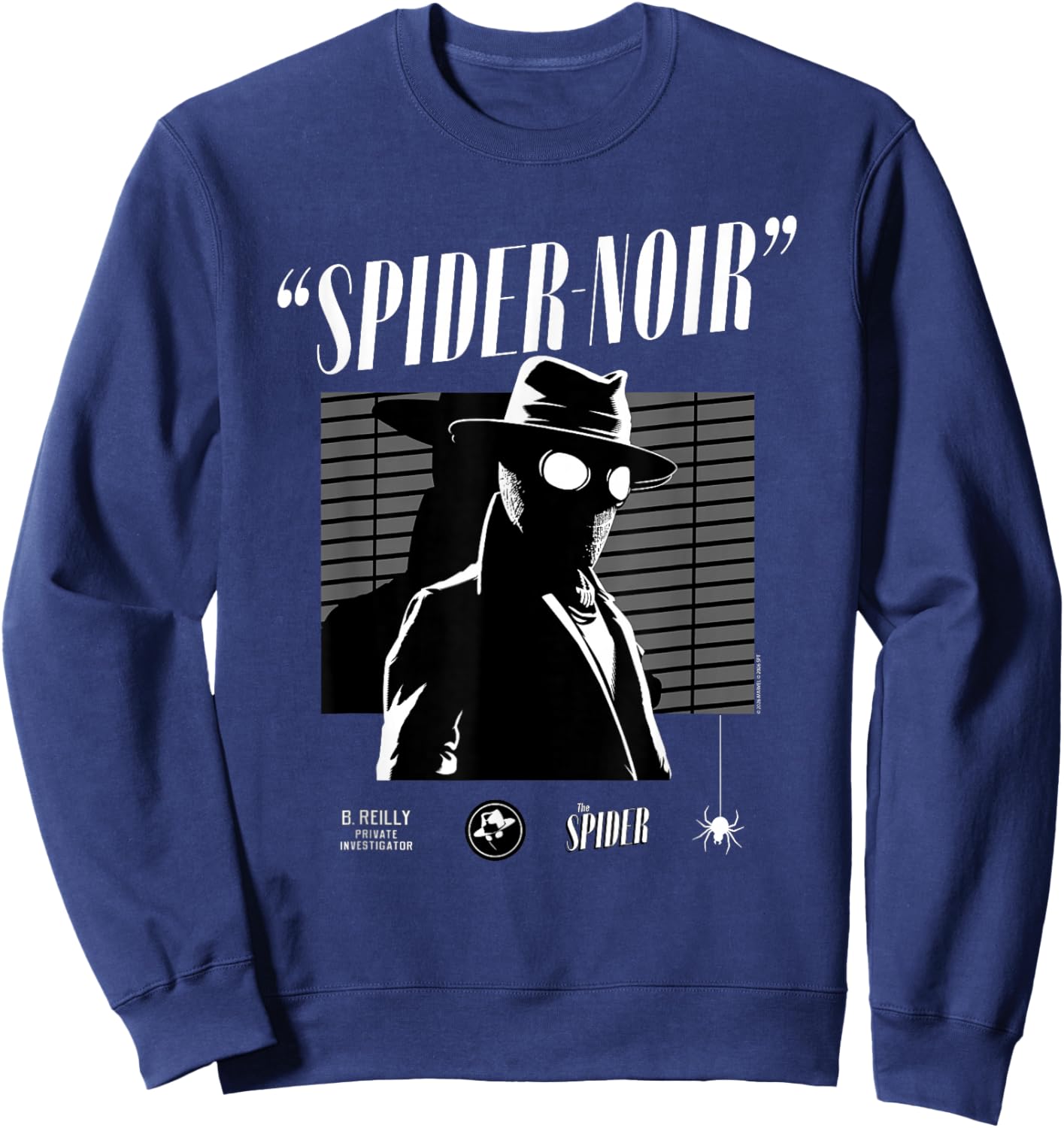 Marvel Spider-Noir The Spider Cool Portait Sweatshirt - Sweatshirt | Navy